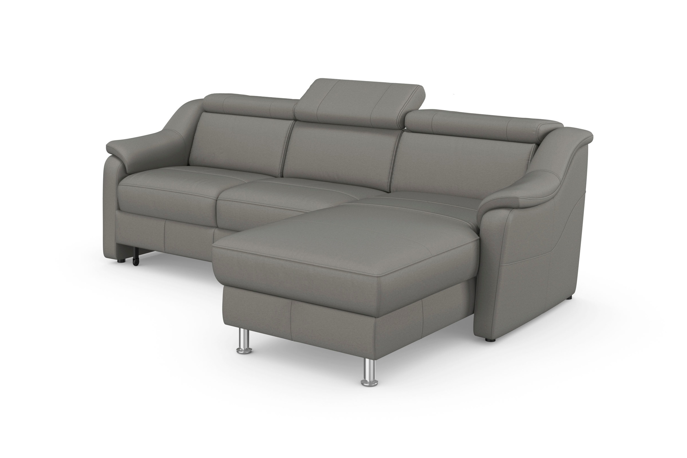 sit&more Ecksofa »Freetown L-Form«, inklusive Kopfteilverstellung und komfortablem Federkern