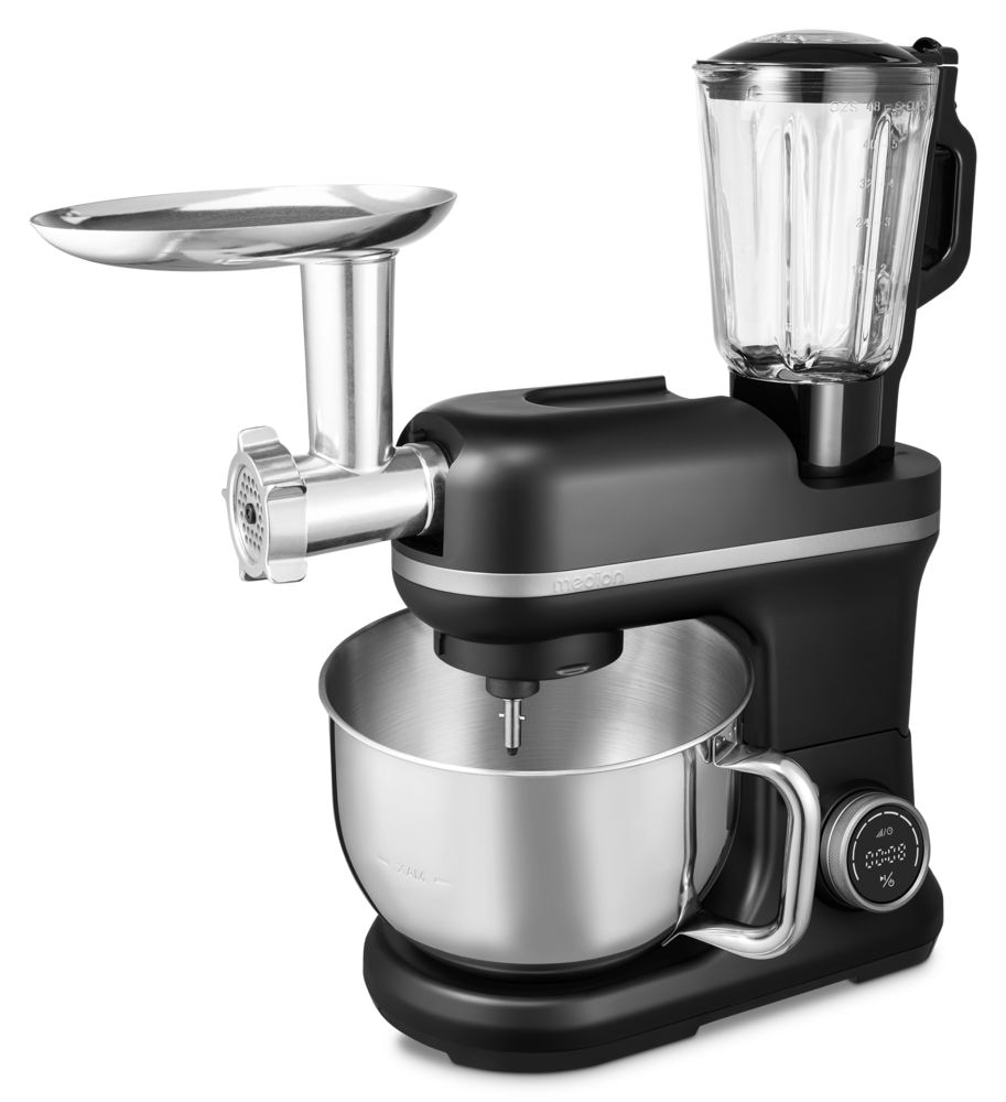 Medion® Küchenmaschine »MD 18442 8 Geschwindigkeitsstufen, schwarz«, schwarz