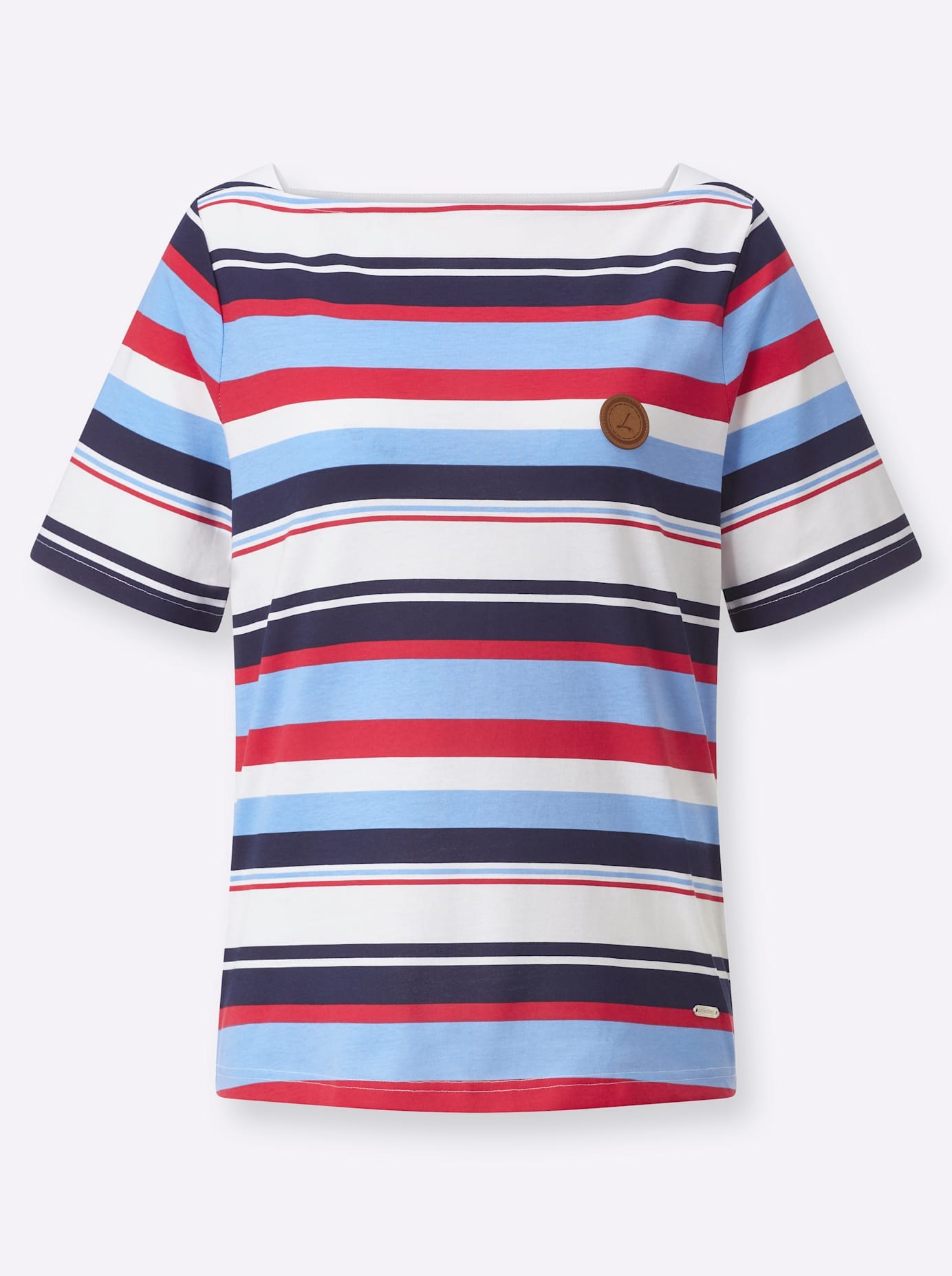 Casual Looks Kurzarmshirt »Ringelshirt«, (1 tlg.)
