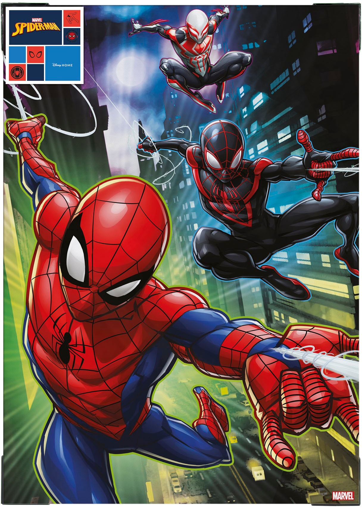 MARVEL Leinwandbild »Spiderman & Friends«, (1 St.), 50x70cm