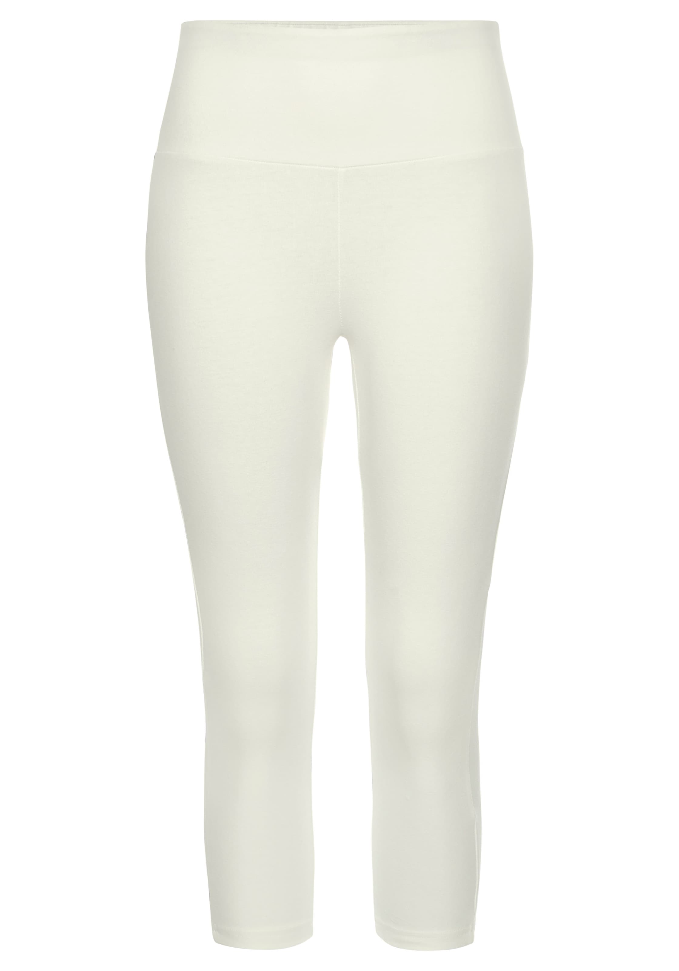 LASCANA Caprileggings, mit breitem weichem Bündchen, Loungewear günstig online kaufen