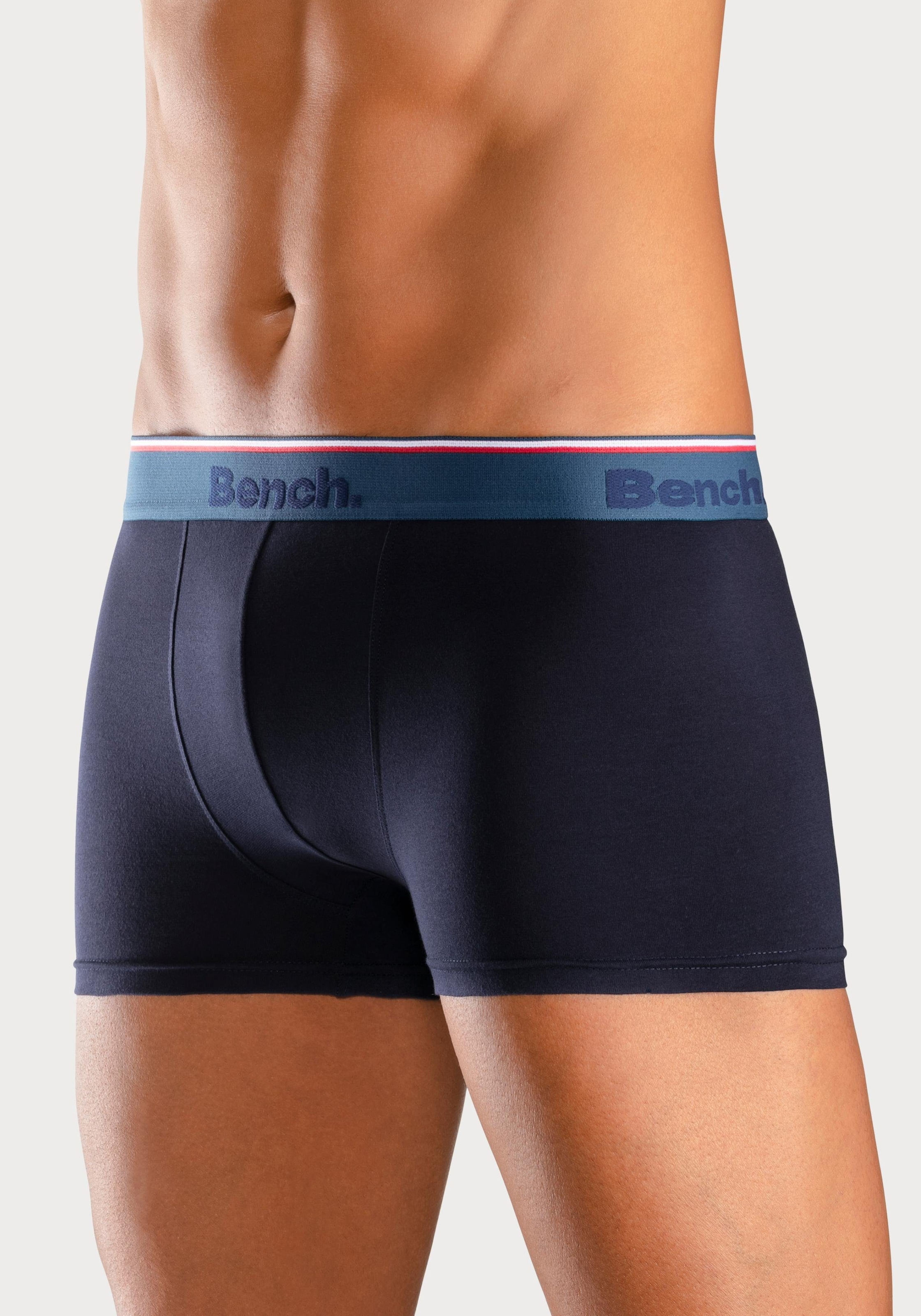 Bench. Boxer "Boxershorts für Herren", (Packung, 4 St.), aus Baumwoll-Mix günstig online kaufen