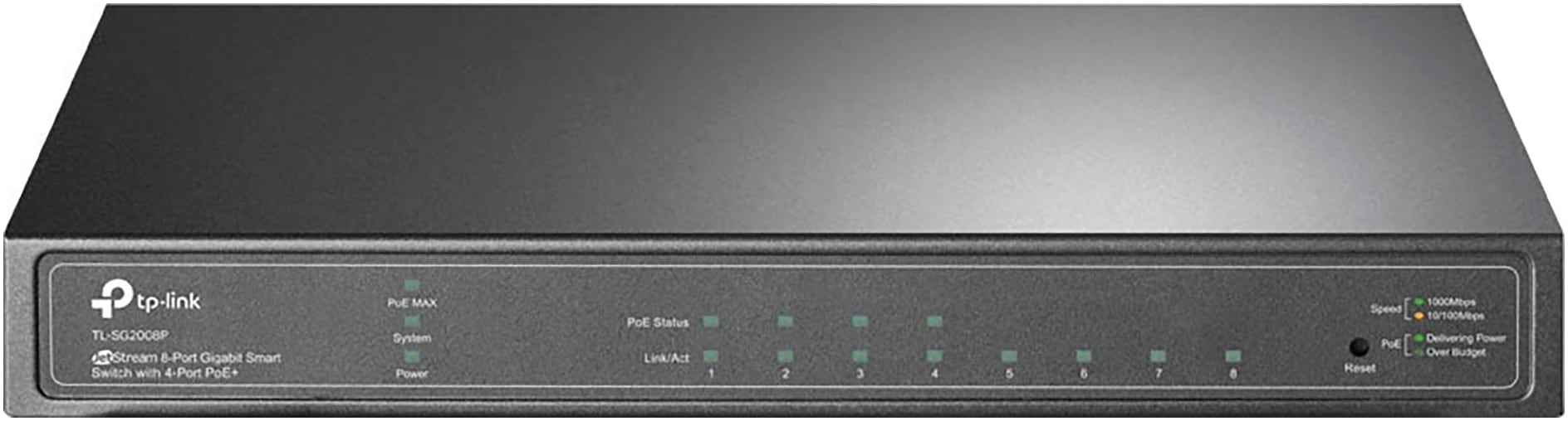 TP-Link Netzwerk-Switch »TL-SG2008P 8-Port Gigabit Smart Switch (4x PoE+)«