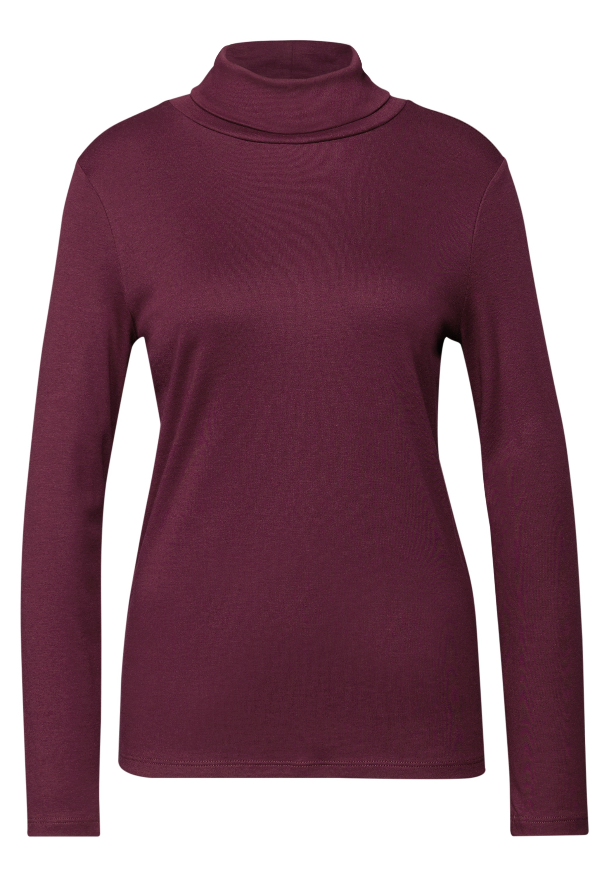 STREET ONE Rollkragenshirt, im soften Baumwoll-Mix
