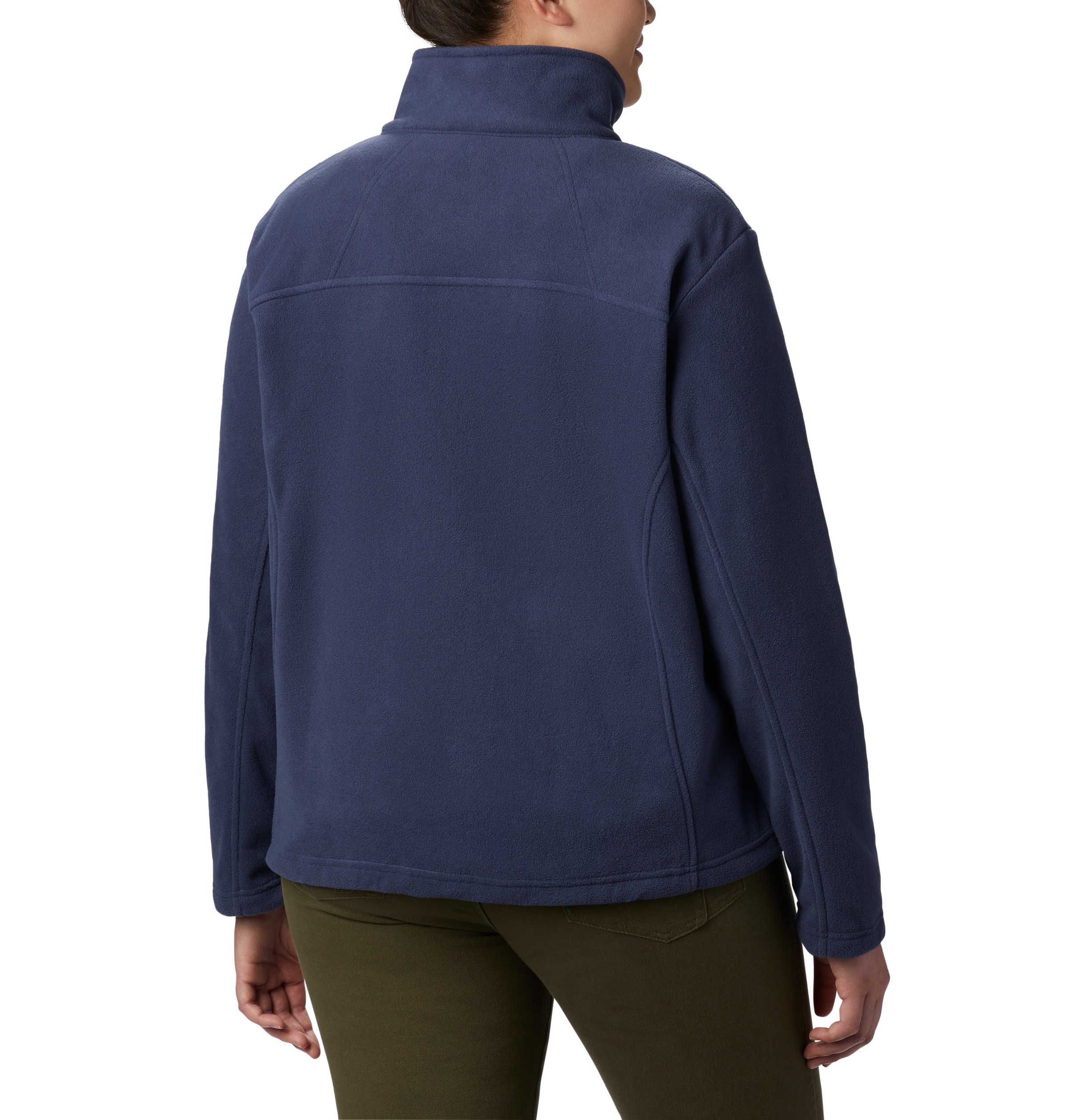 Fleecejacke COLUMBIA "Fast Trek™ II Jacket", Damen, Gr. M (38/40), blau (dunkelblau), Fleece, Obermaterial: 100% Polyester, unifarben, Basic hüftbedeckend, hoch geschlossener Ausschnitt, abgesteppt, Jacken Fleecejacke, mit Stehkragen, mit Reißverschlussta 3