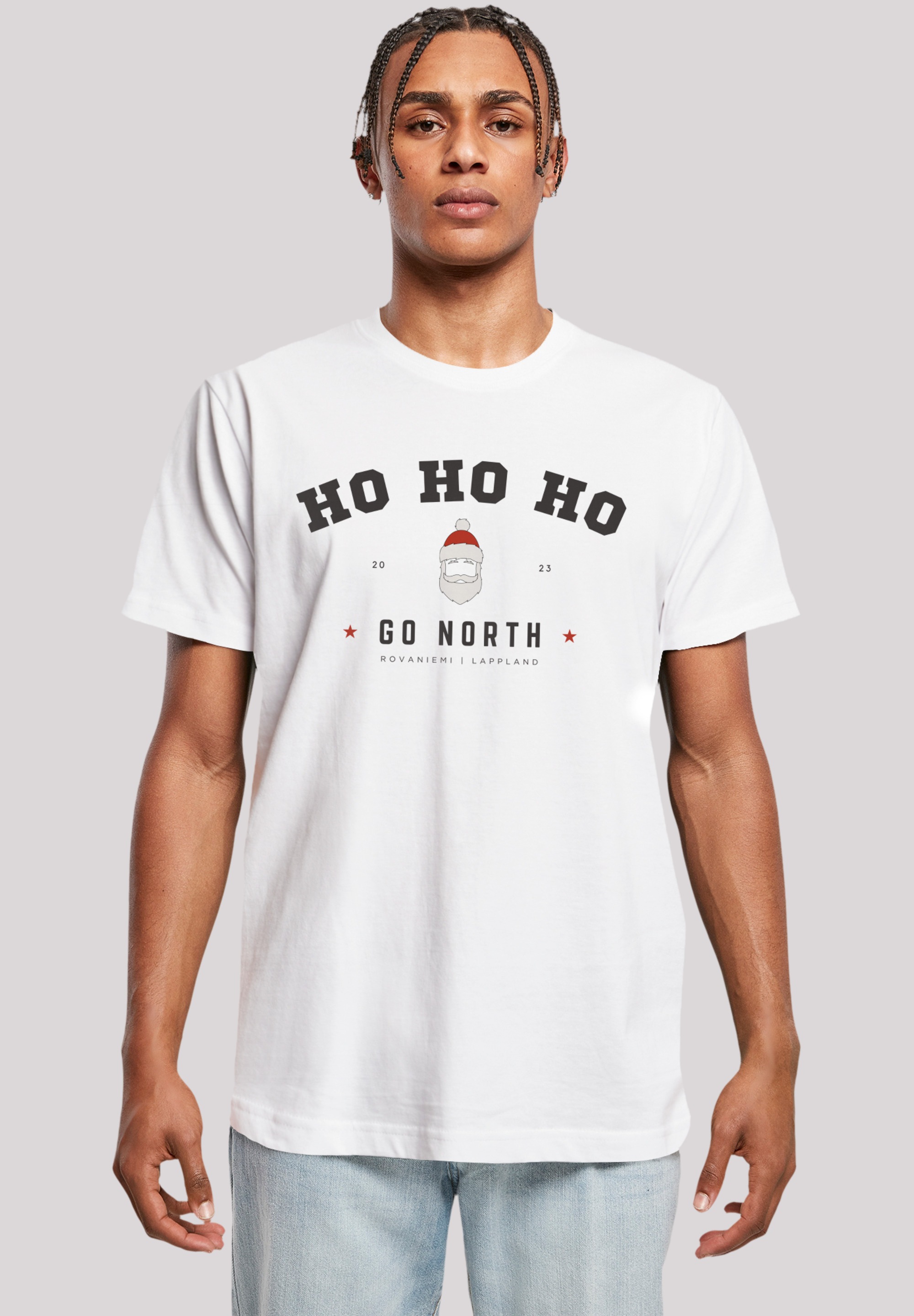 F4NT4STIC T-Shirt »Ho Ho Ho Santa Claus Weihnachten«, Weihnachten, Geschenk,  Logo ▷ kaufen | BAUR