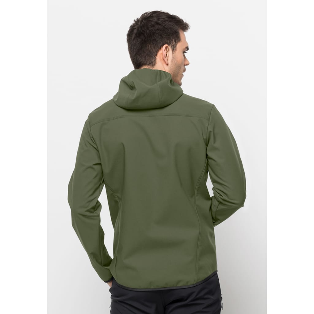 Jack Wolfskin Softshelljacke »BORNBERG HOODY M«, mit Kapuze