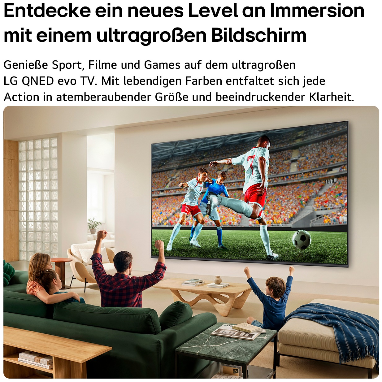 LG QNED-Fernseher »75QNED82B6A« 189 cm/75 ″ Smart-TV