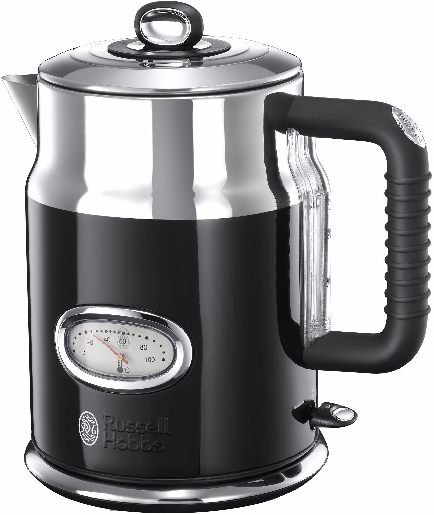 RUSSELL HOBBS Wasserkocher »WK Retro Noir 21671-70«, 1,7 l, 2400 W