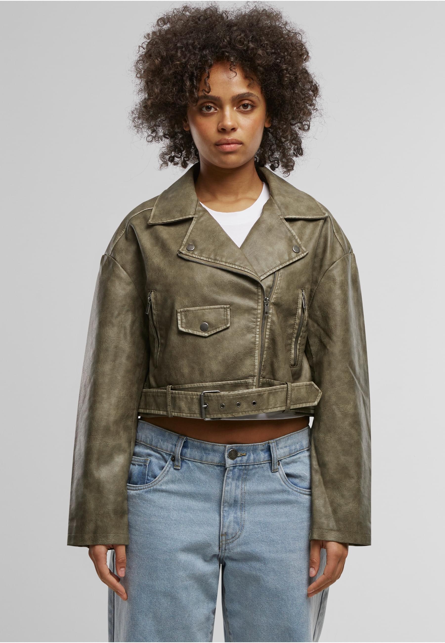 URBAN CLASSICS Allwetterjacke »Urban Classics Ladies Vintage Jacket«, (1 St.), ohne Kapuze