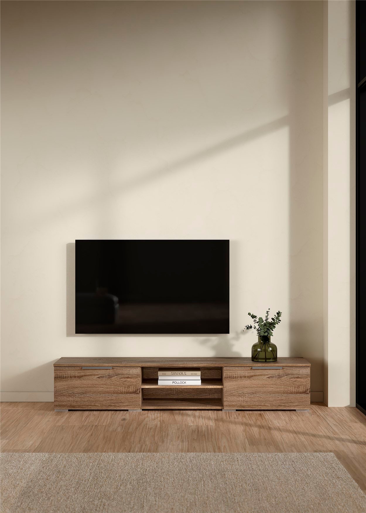 INOSIGN Lowboard »Match«, TV-Kommode, mit 2 Schubladen und Kabeldurchführung, Breite 172,7 cm
