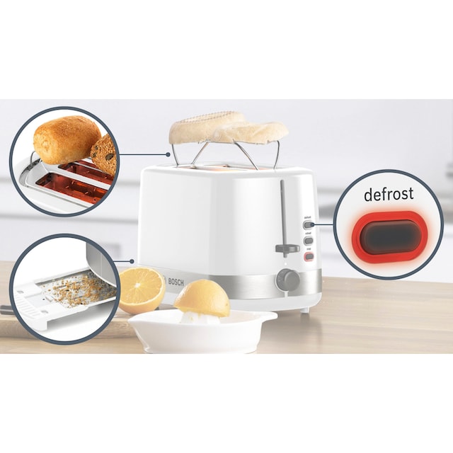 BOSCH Toaster »TAT6A511«, 2 Schlitze, für 2 Scheiben, 800 W per Raten | BAUR