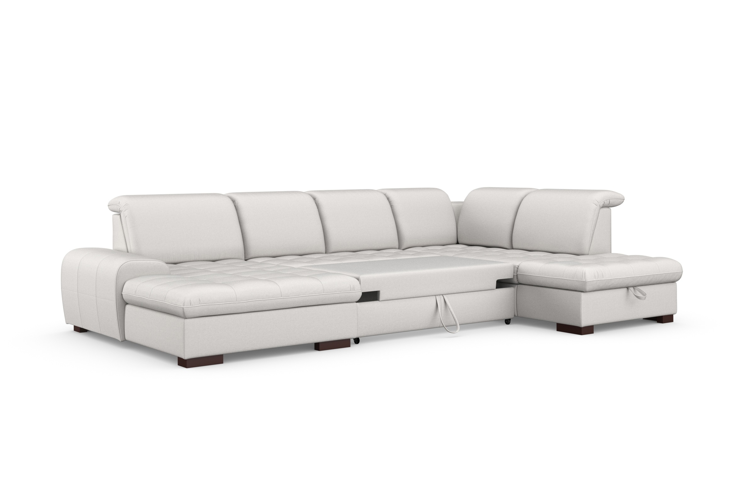 sit&more Wohnlandschaft »Luxor U-Form«, wahlweise mit Bettfunktion, Bettkasten und Kopfteilverstellung