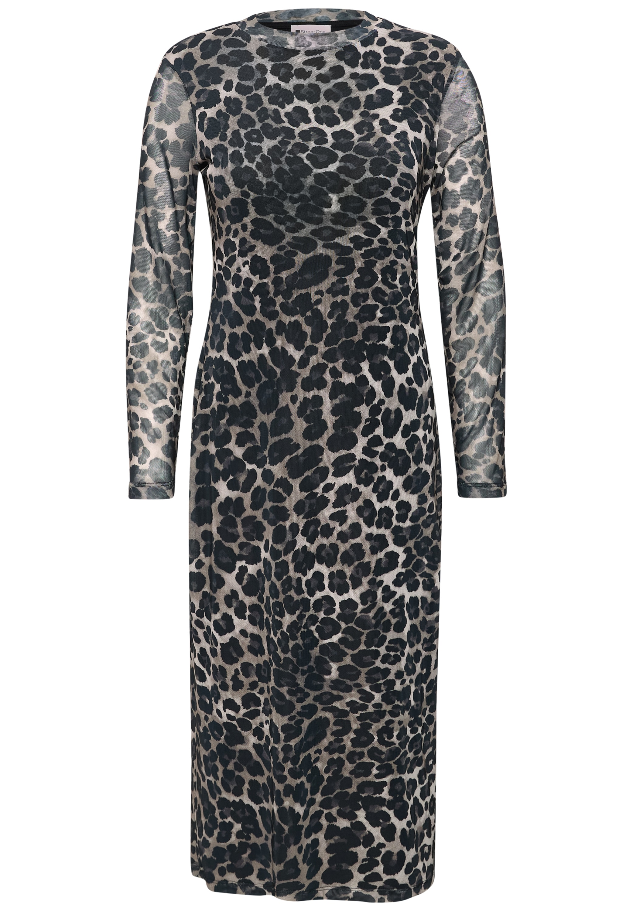 STREET ONE Midikleid Ohne Taschen mit allover Print