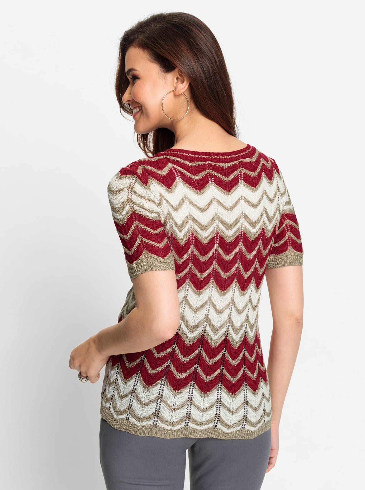 Lady Kurzarmpullover »Pullover«