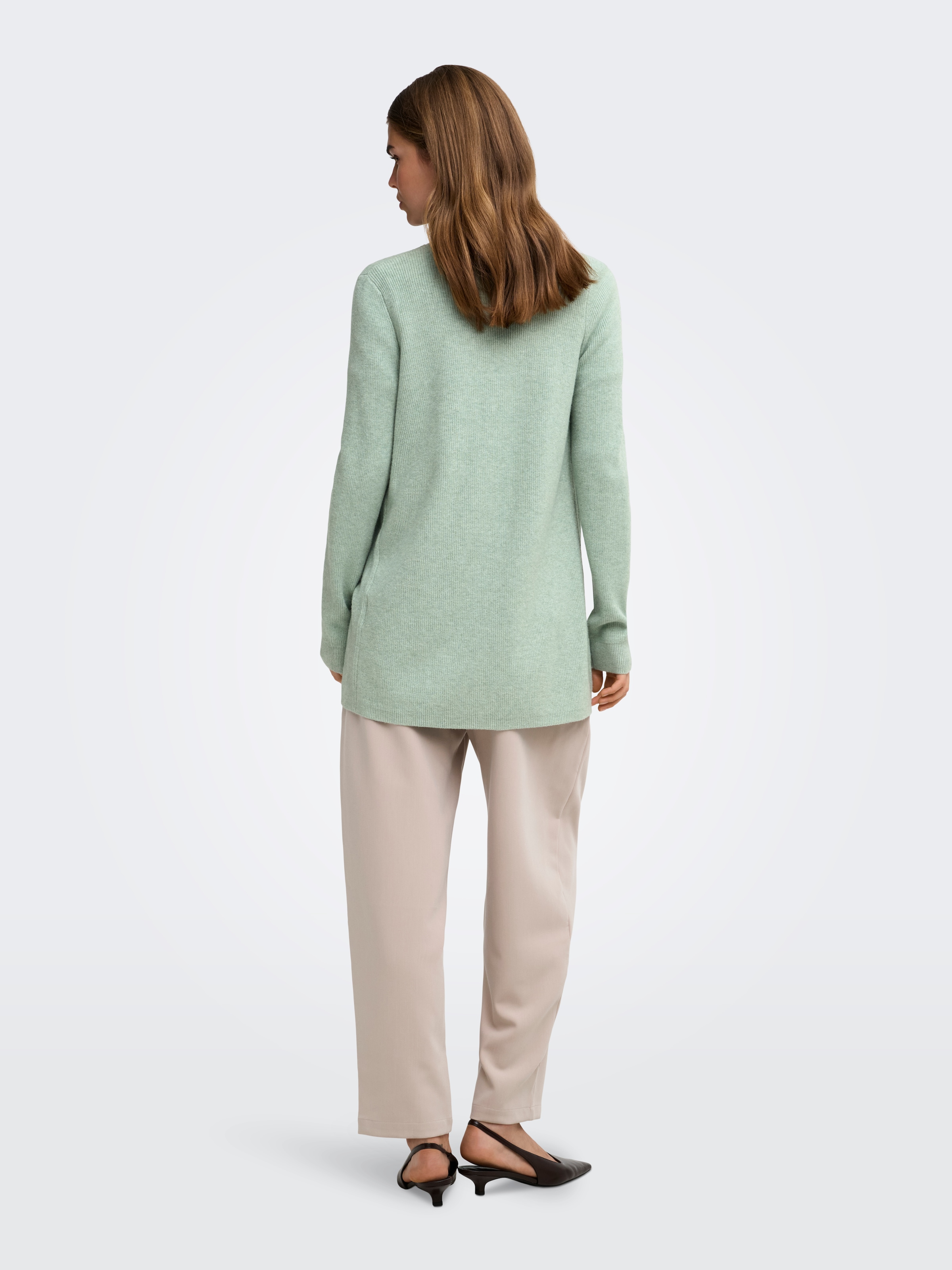 ONLY Strickjacke »ONLMARY LS OPEN RIB CARDI KNT« Viskosemischung, regular fit