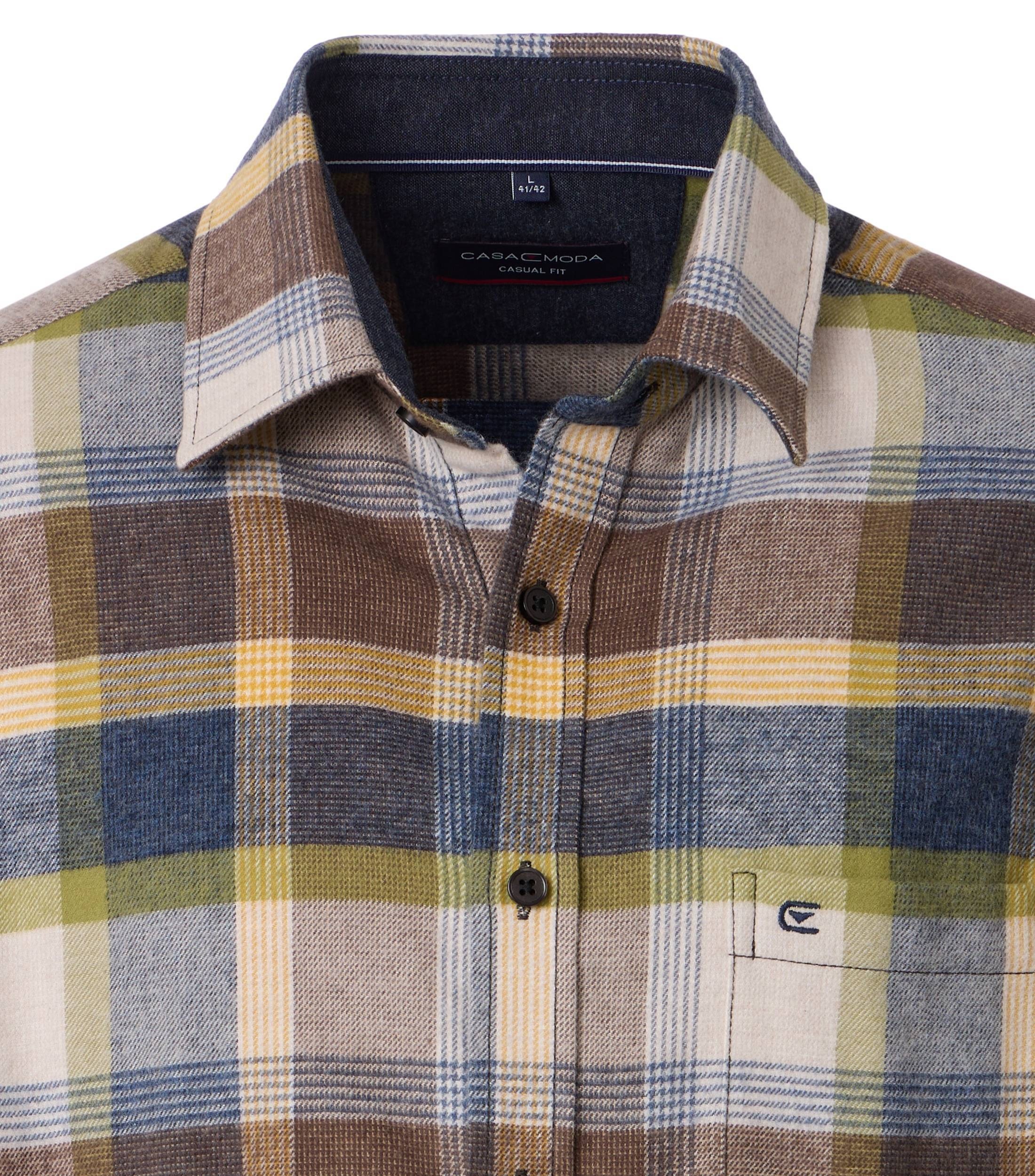 CASAMODA Flanellhemd »CASAMODA Flanellhemd kariert«