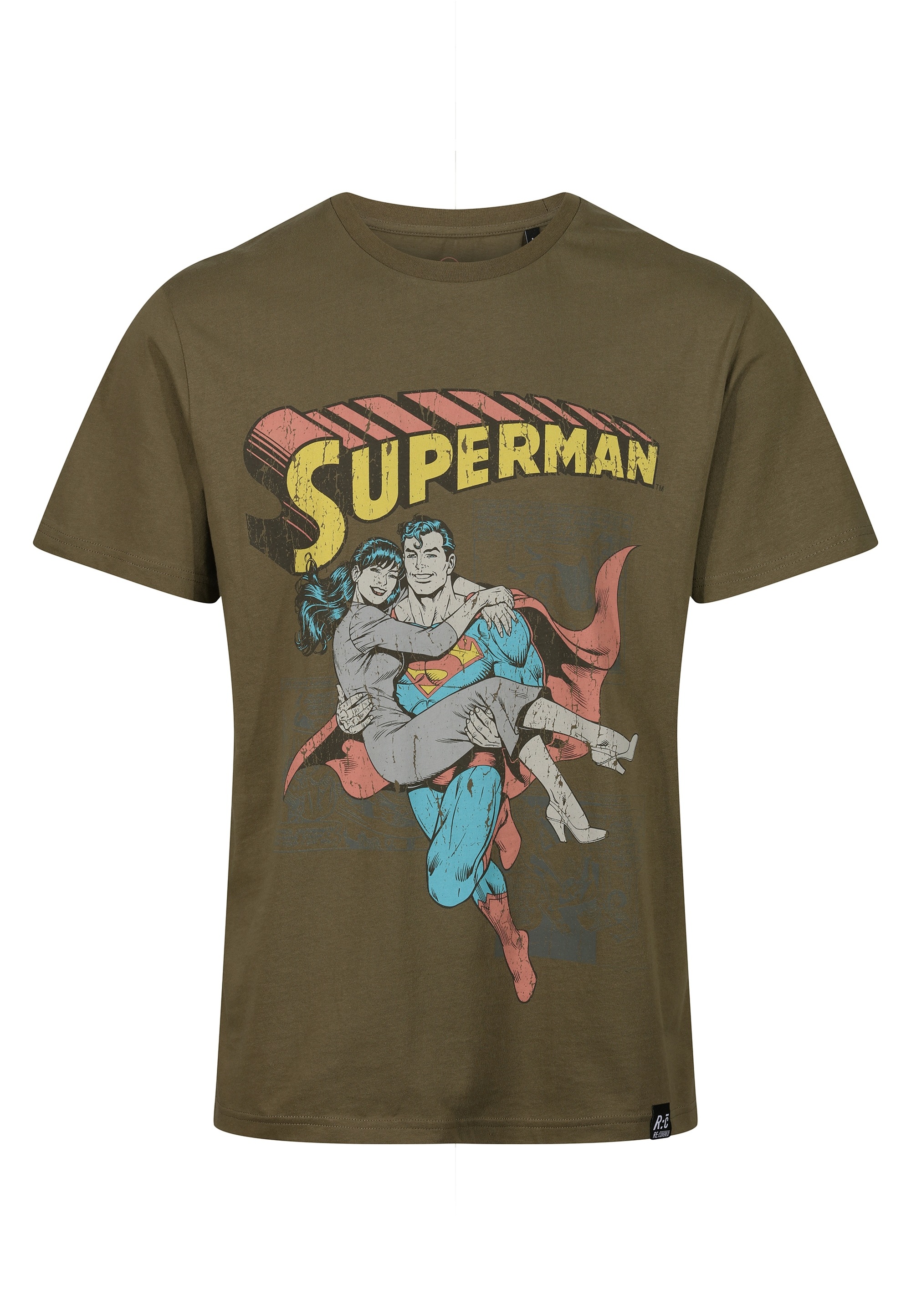 Recovered T-Shirt »Superman Comic Graphic«, (1 tlg.), mit coolem Superman-Print im Comic-Stil