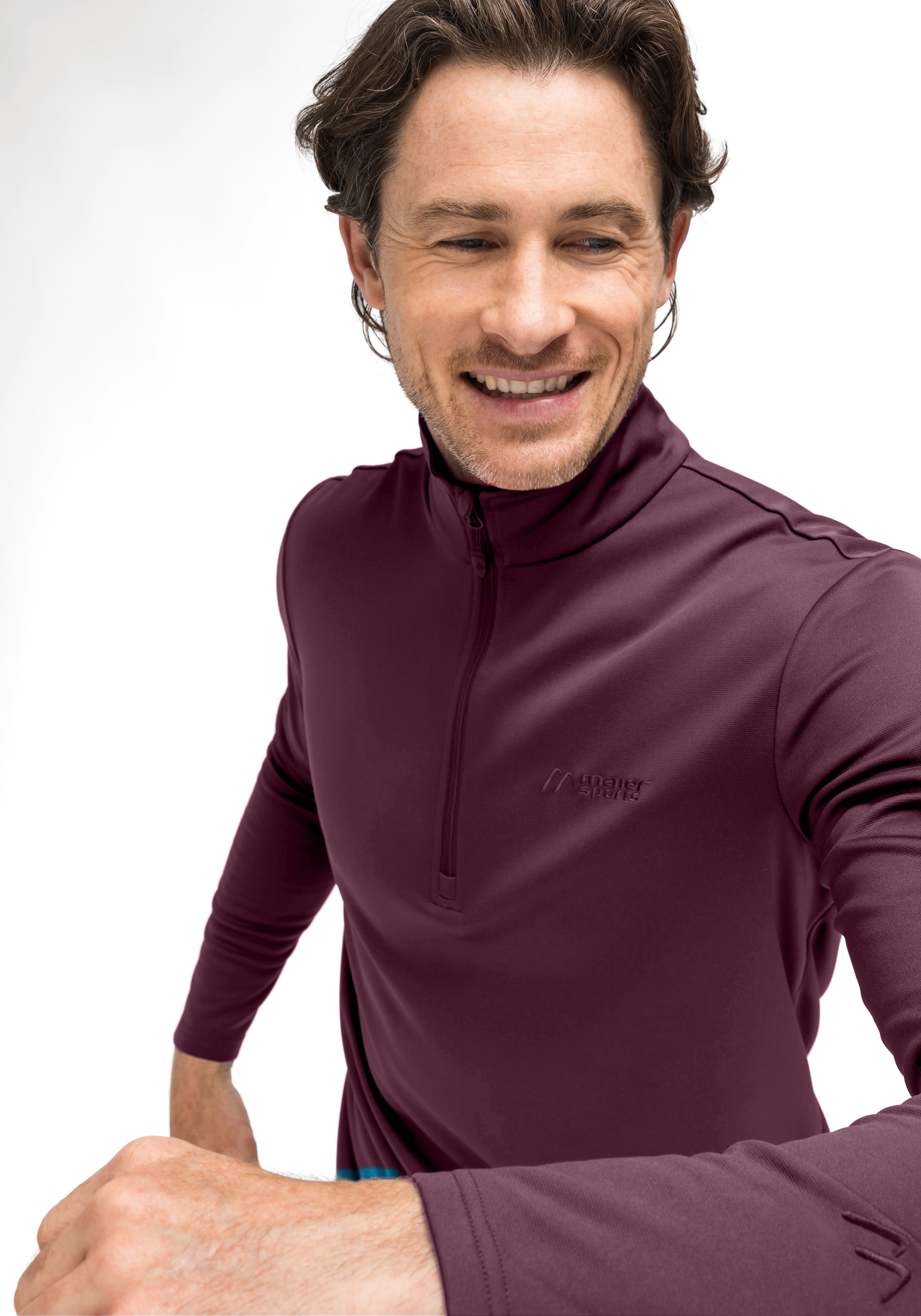 Maier Sports Fleecepullover "Felix" Herren Fleece, funktioneller Midlayer, günstig online kaufen
