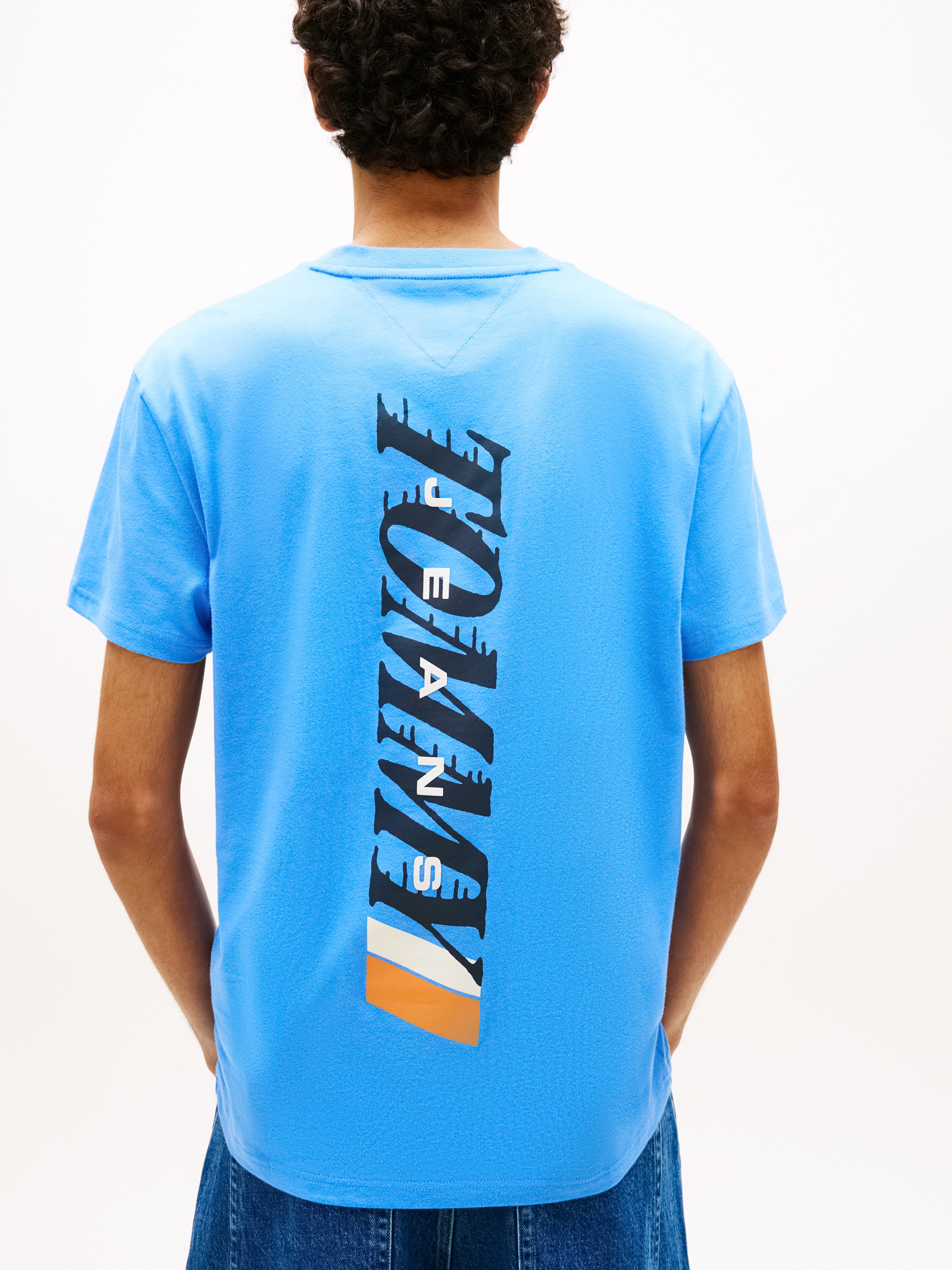 Tommy Jeans T-Shirt "REGULAR VINTAGE LA BACK" Regular fit mit Markenprint günstig online kaufen