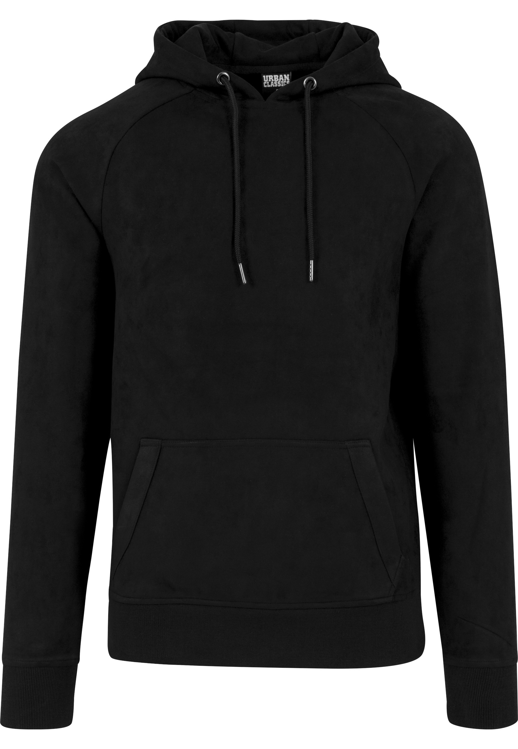 URBAN CLASSICS Sweatshirt "Urban Classics Herren Imitation Suede Hoody", 1 Stk.