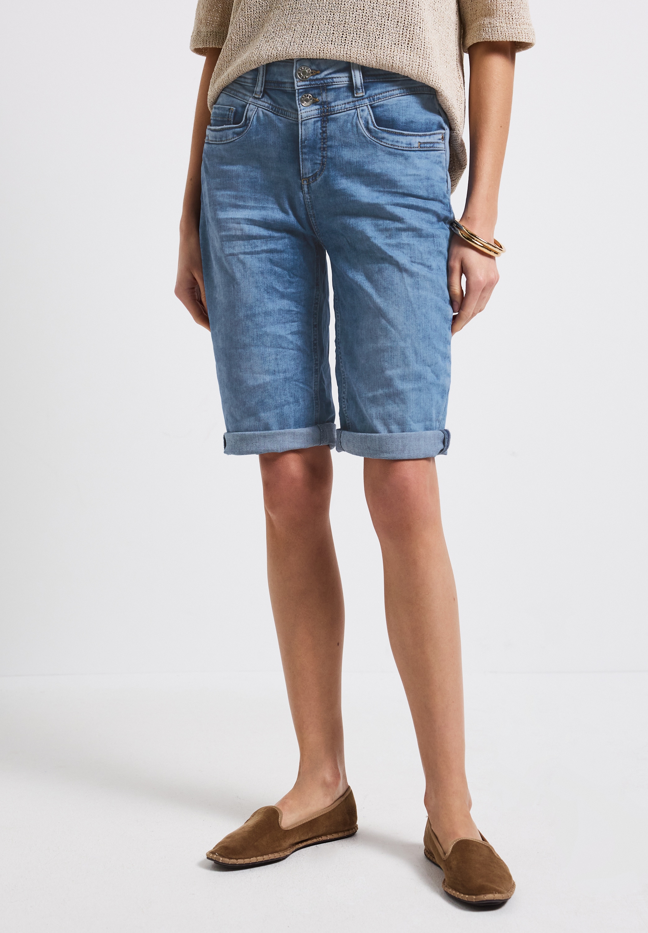 STREET ONE Slim-fit-Jeans, aus Baumwolle mit Stretchanteil günstig online kaufen