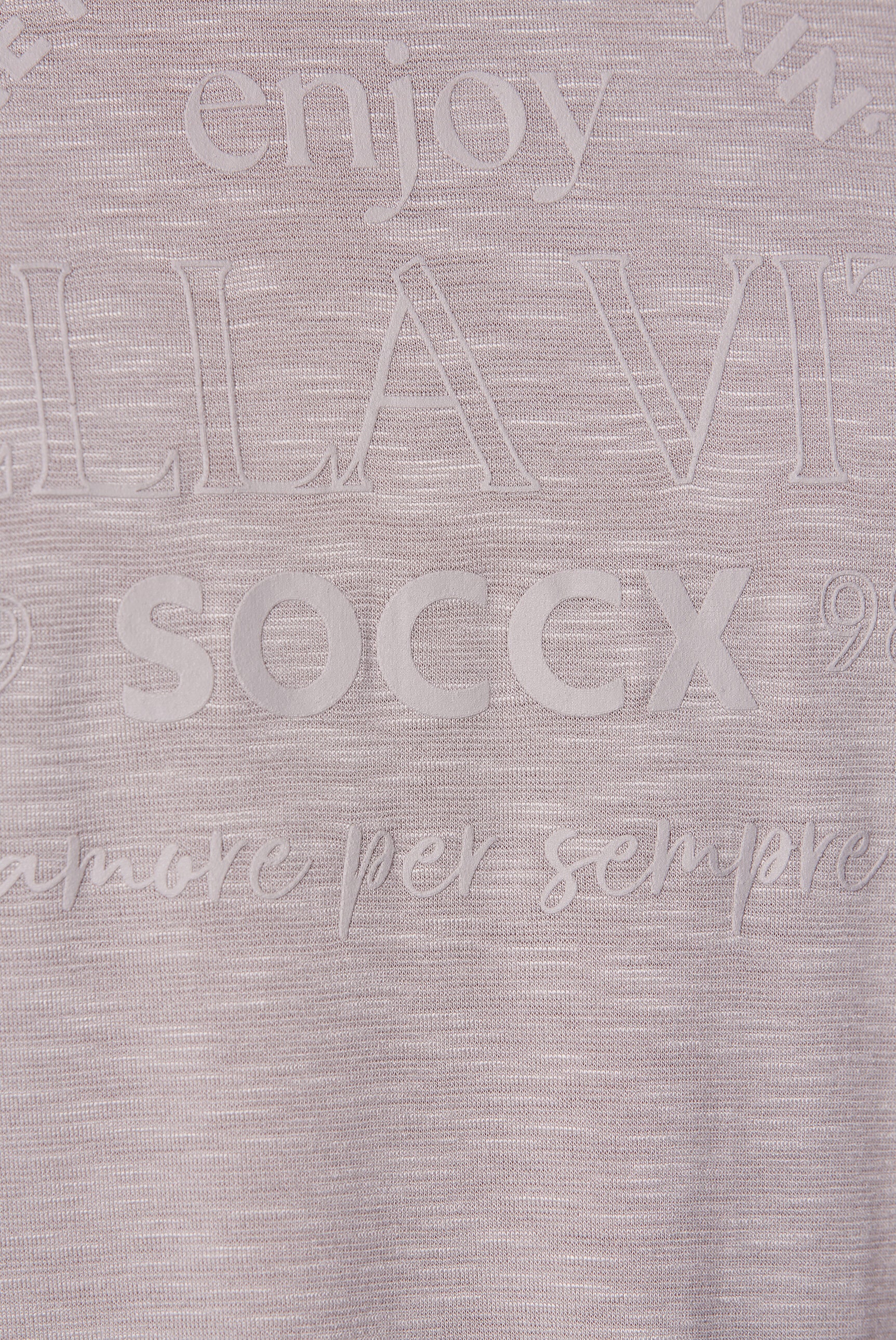 SOCCX Oversize-Shirt, mit längerer Rückenpartie