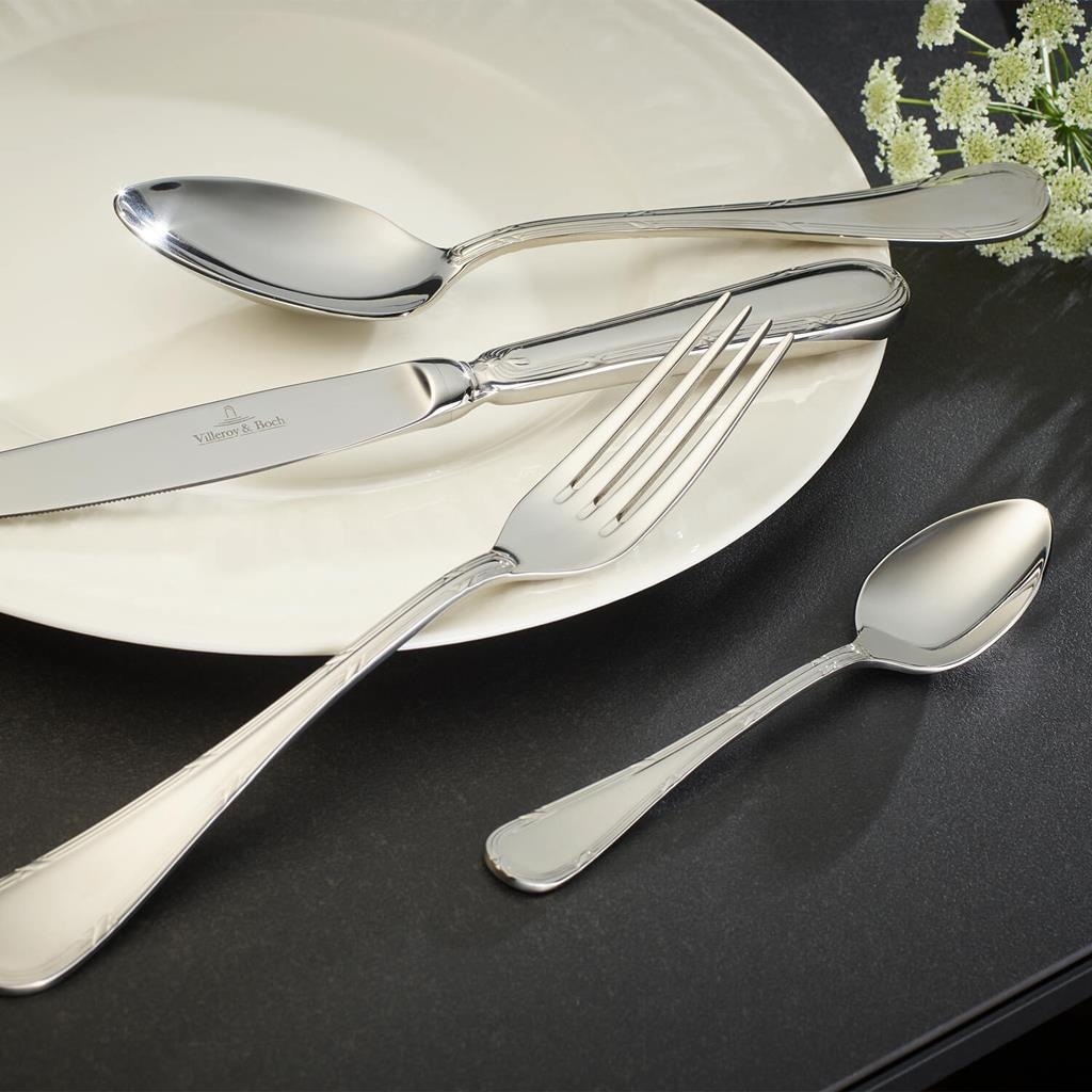 Villeroy & Boch Besteck-Set »Tafelbesteck Septfontaines 144er Set silber« Spülmaschinenfest