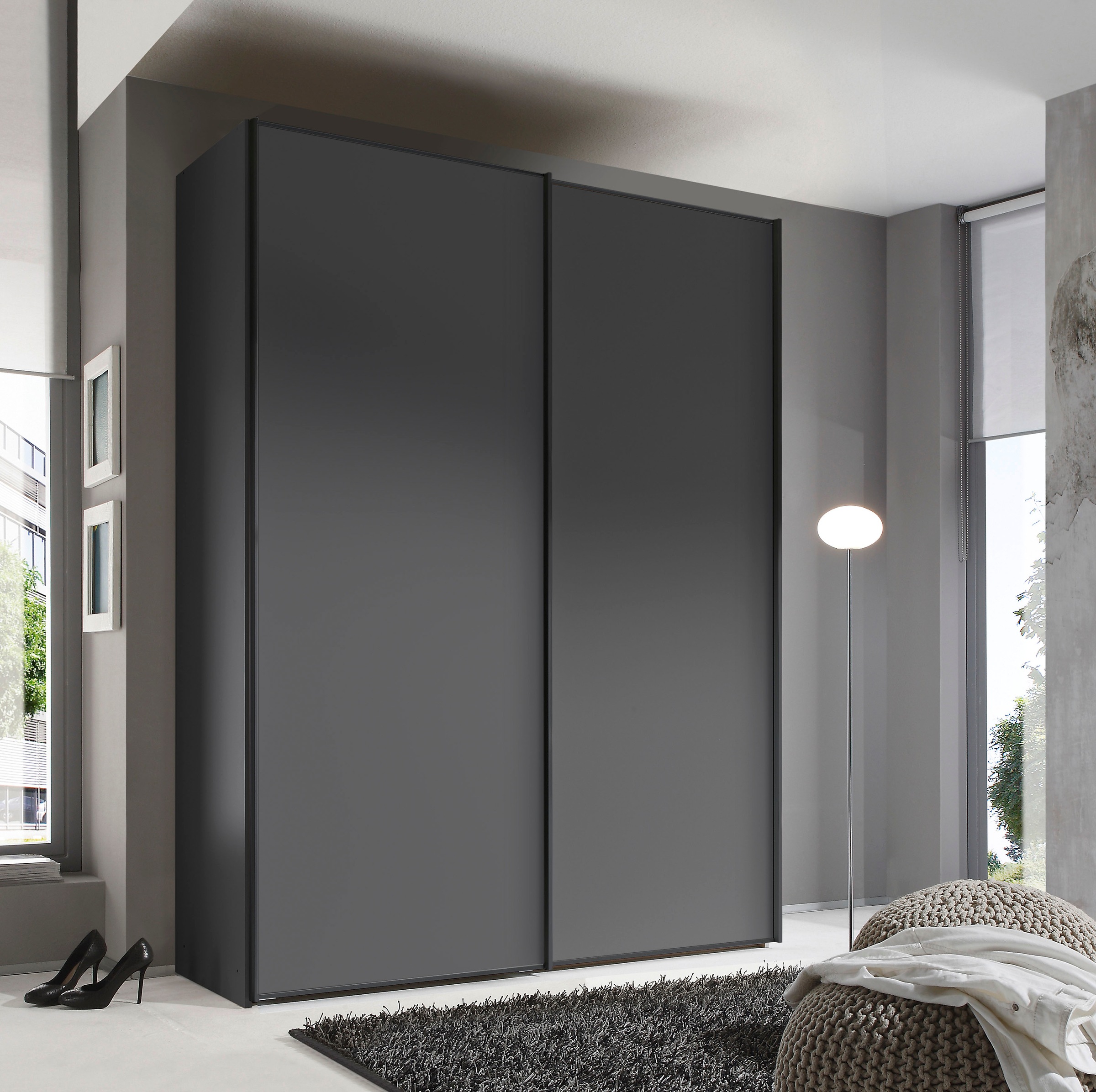 STAUD Schwebetürenschrank »Sinfonie Plus, edles Design in hochwertiger Qualität, Made in Germany«, Mit vier verschiedenen Ausstattungsvarianten