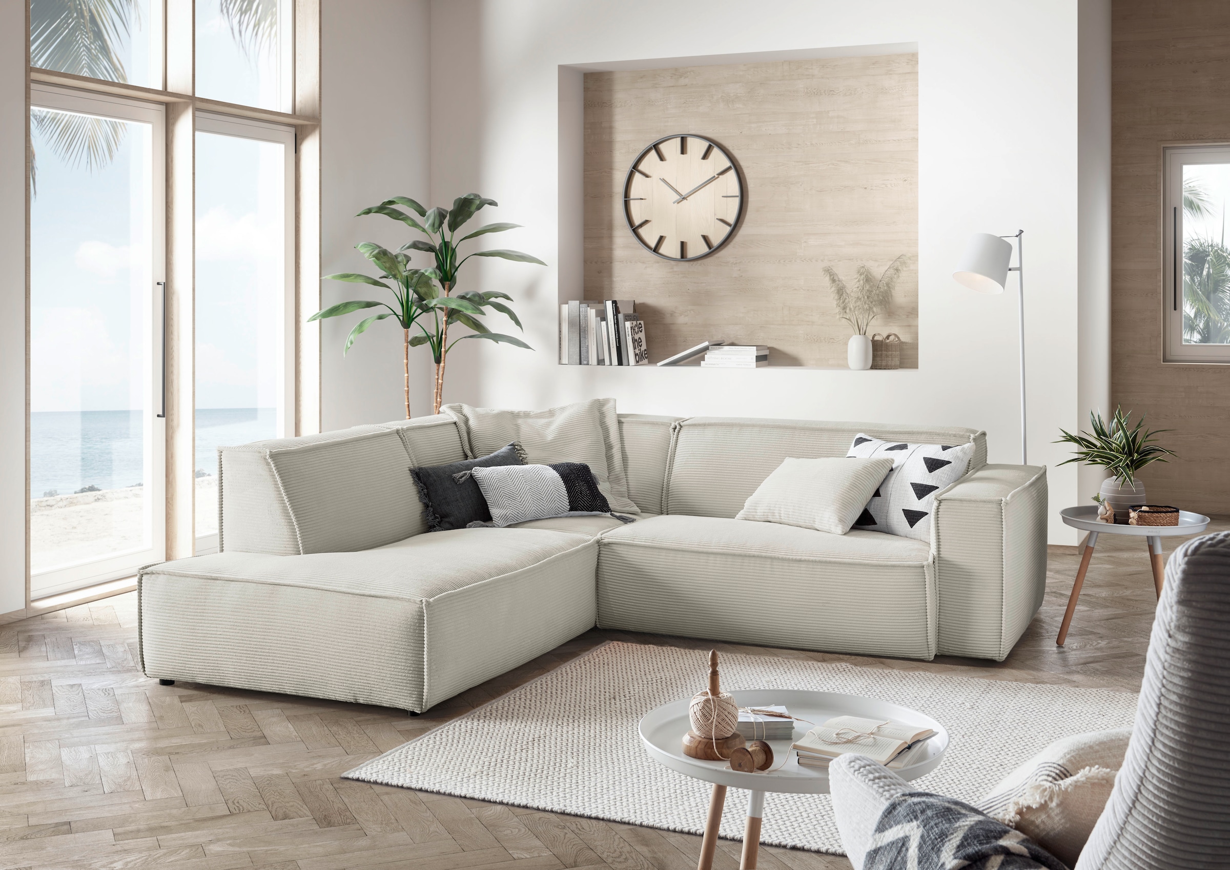 3C Candy Ecksofa "Matteo in elegant, kubischer Formensprache, bequem, L-For günstig online kaufen