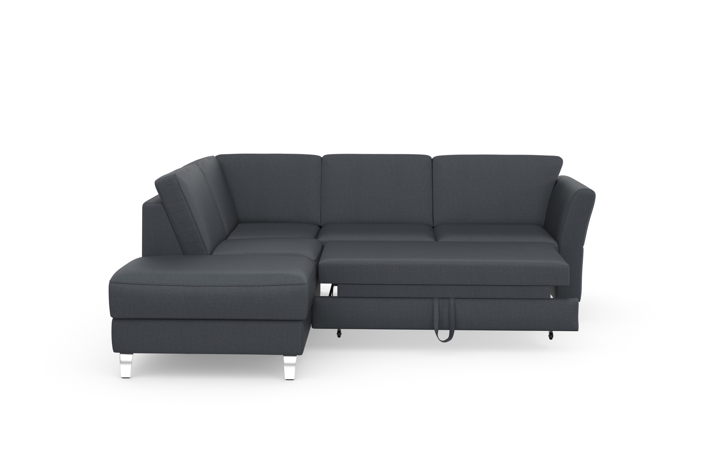 sit&more Ecksofa »Visby L-Form«, Wahlweise mit Bettfunktion und Stauraum, frei im Raum stellbar