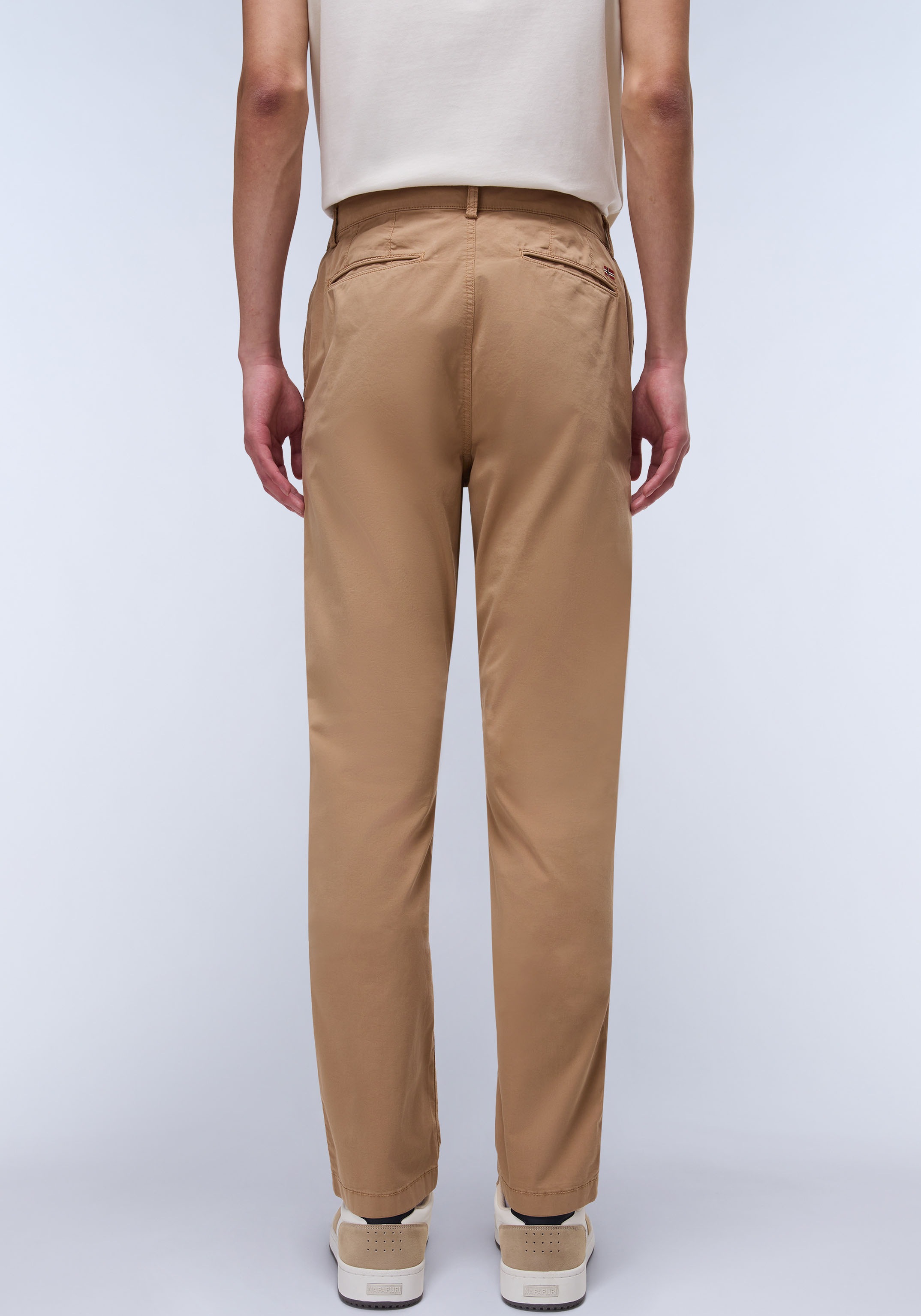 Napapijri Stoffhose "M-PUYO SUM" Aus leichter Baumwolle mit Stretchanteil günstig online kaufen