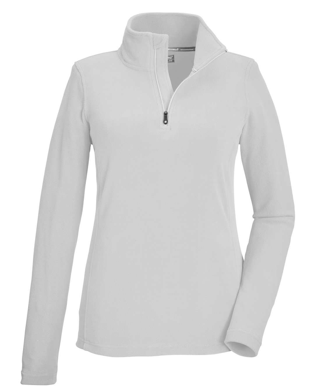 Fleeceshirt KILLTEC "KSW 62 WMN FLC SHRT", Damen, Gr. 50, weiß (gebrochenes weiß), Obermaterial: 100% Polyester, Shirts, für Sportmode und Outdoormode, aus Polyester, pflegeleicht 2