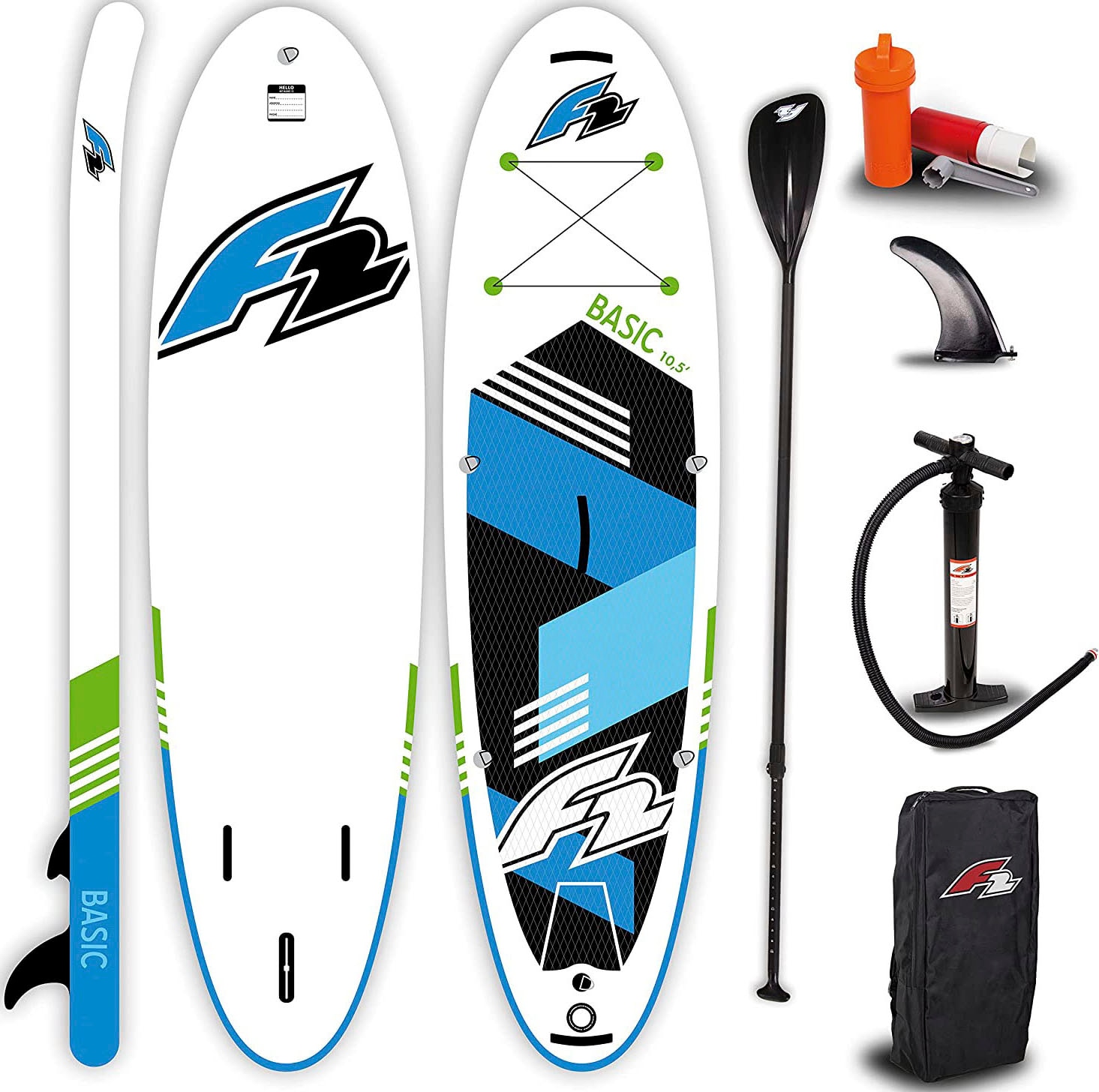 F2 SUP-Board "Basic", (Packung, 5 tlg.)