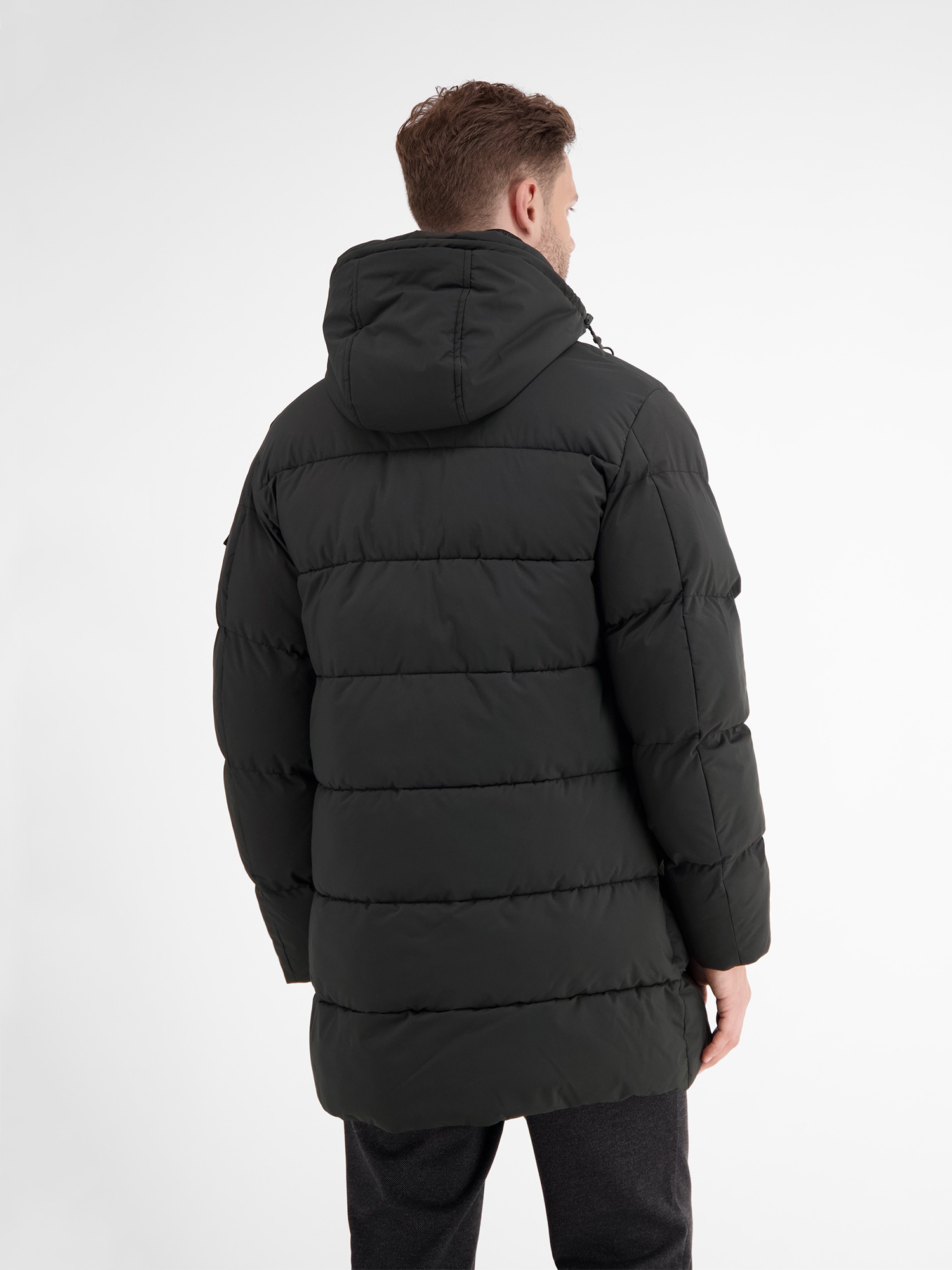 LERROS Steppjacke »LERROS Warm gefütterte Steppjacke mit abnehmbarer Kapuze«, mit Kapuze, Wasser- und windabweisend, atmungsaktiv