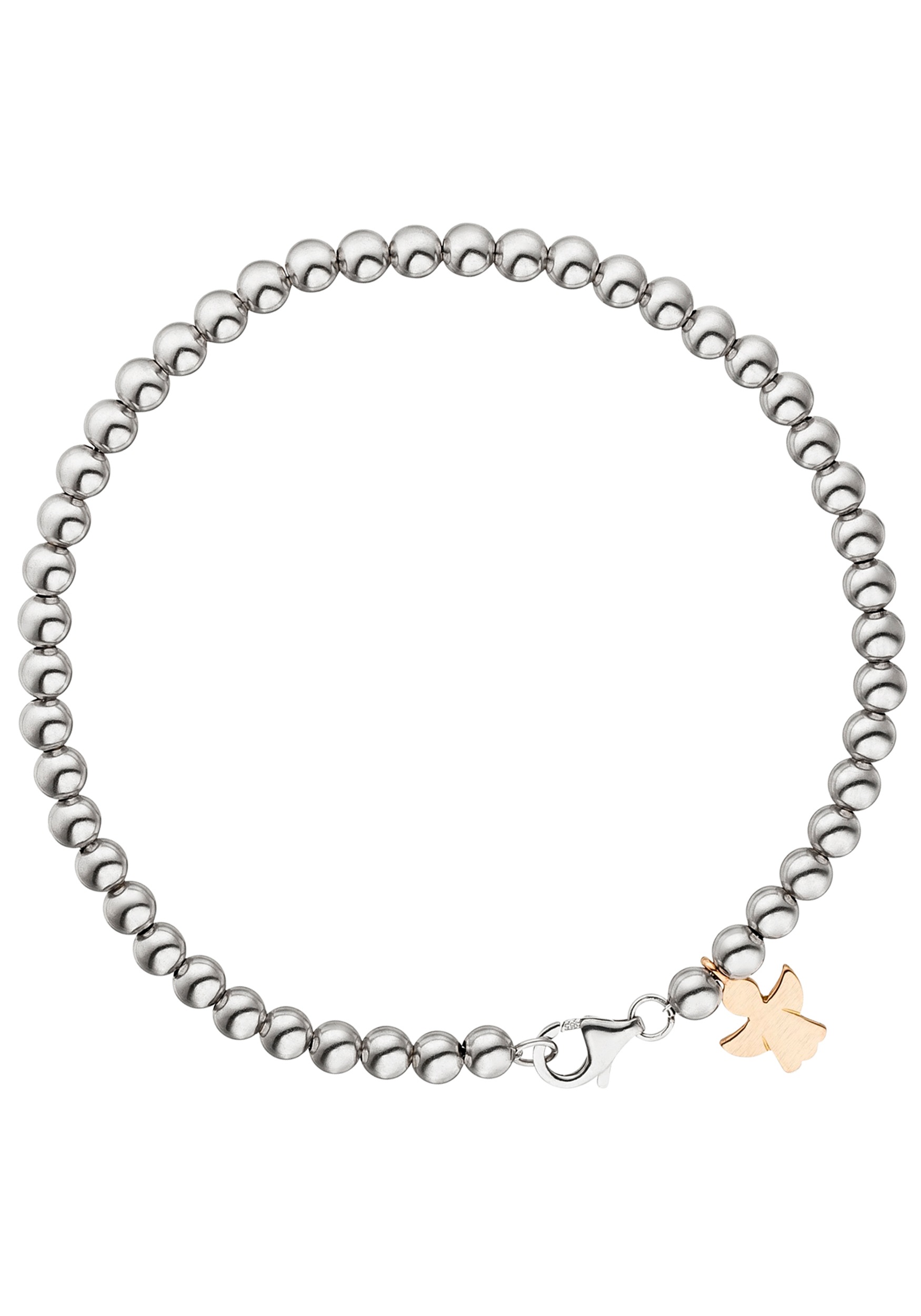 JOBO Armband »Kugelarmband Engel Schutzengel« 585 Weißgold 19 cm