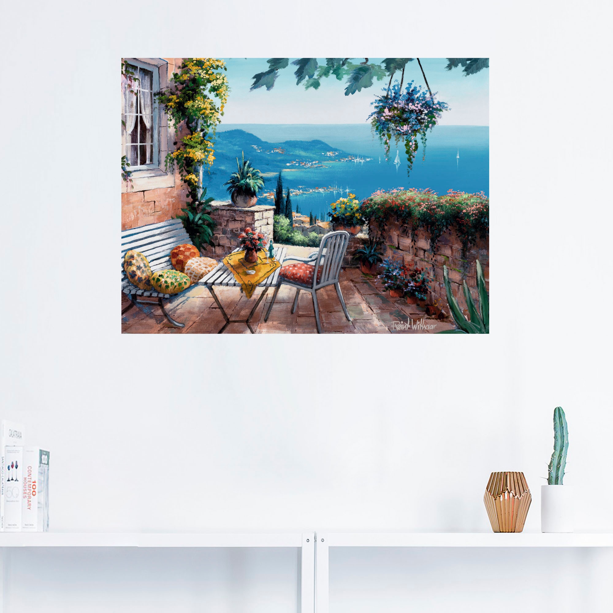 Artland Wandbild »Zeiten der Ruhe«, Garten, (1 St.), als Leinwandbild, Poster, Wandaufkleber in verschied. Größen