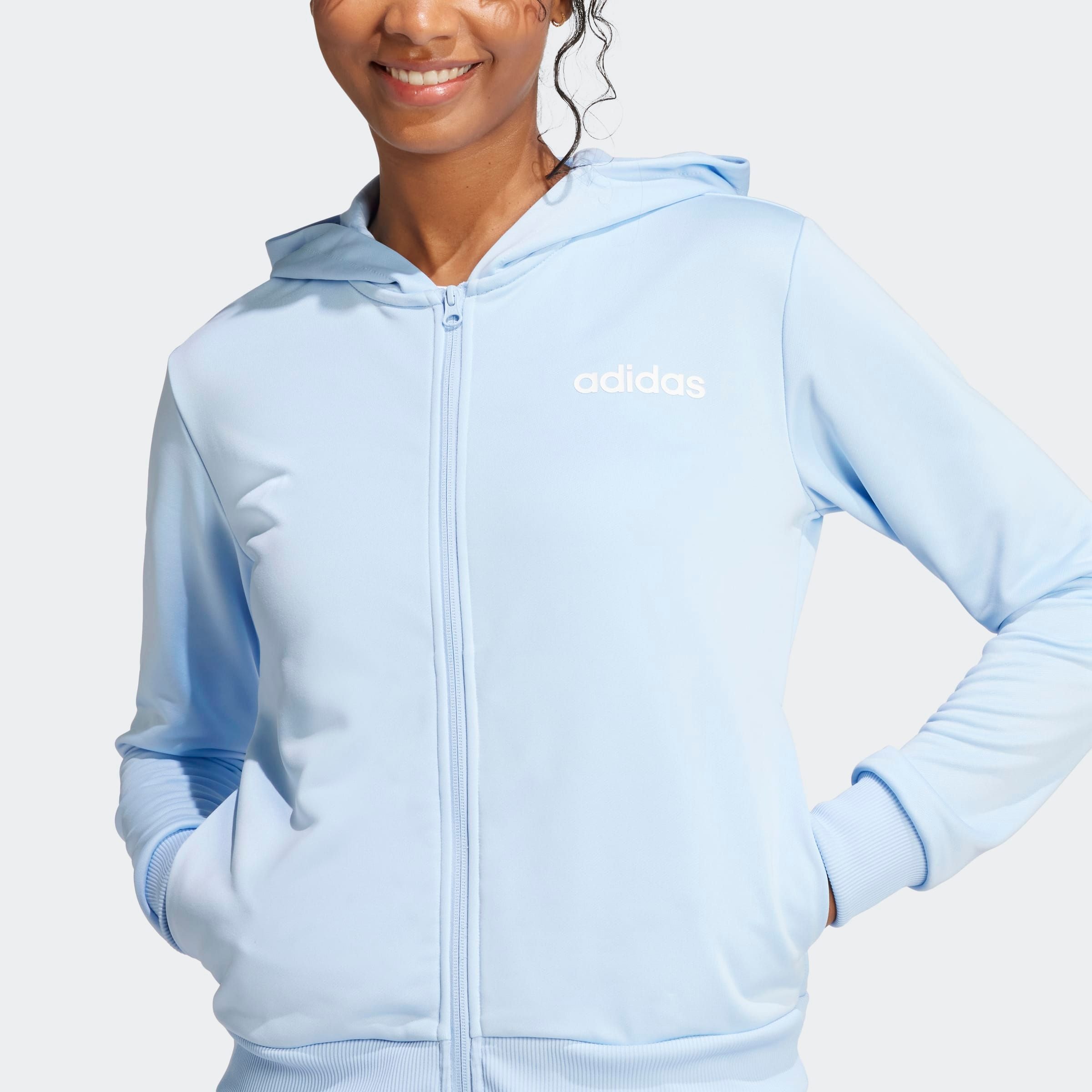adidas Sportswear Trainingsanzug "W LINEAR TS", (2 tlg.), Trainingsjacke mi günstig online kaufen
