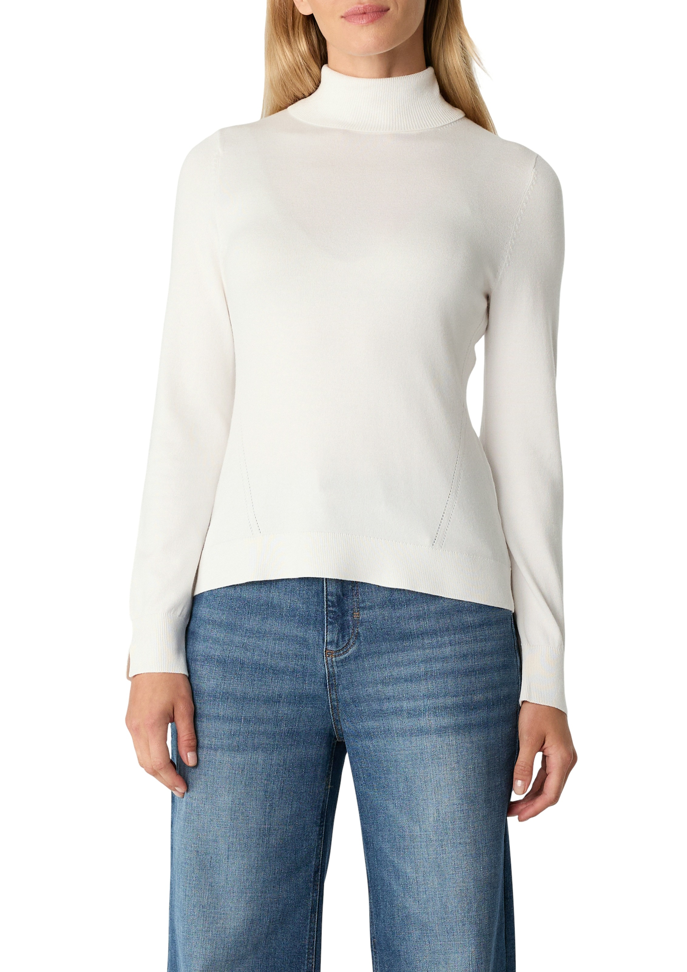 Comma Strickpullover mit Ärmelschlitzen günstig online kaufen