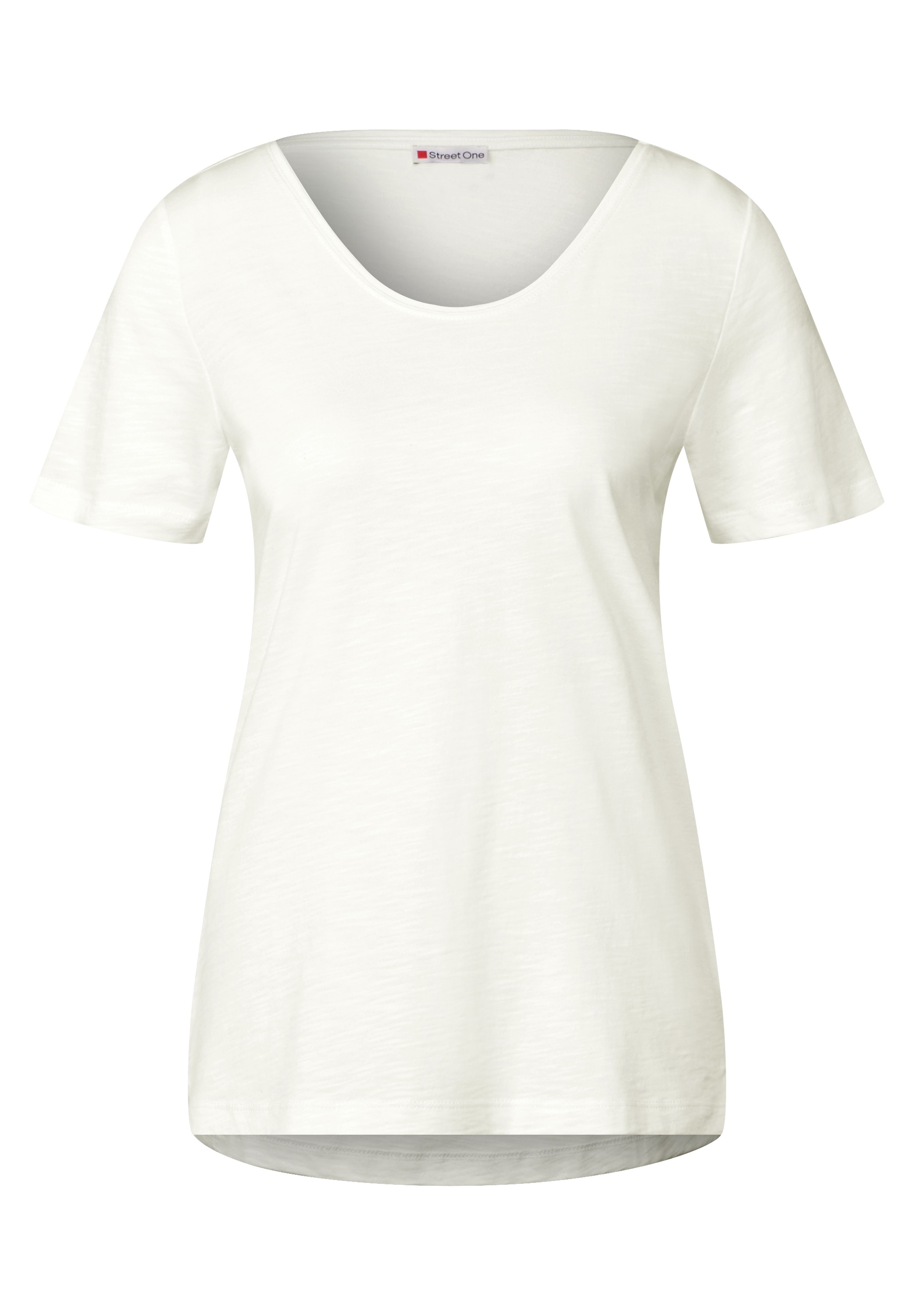 STREET ONE V-Shirt, im soften Baumwoll-Mix
