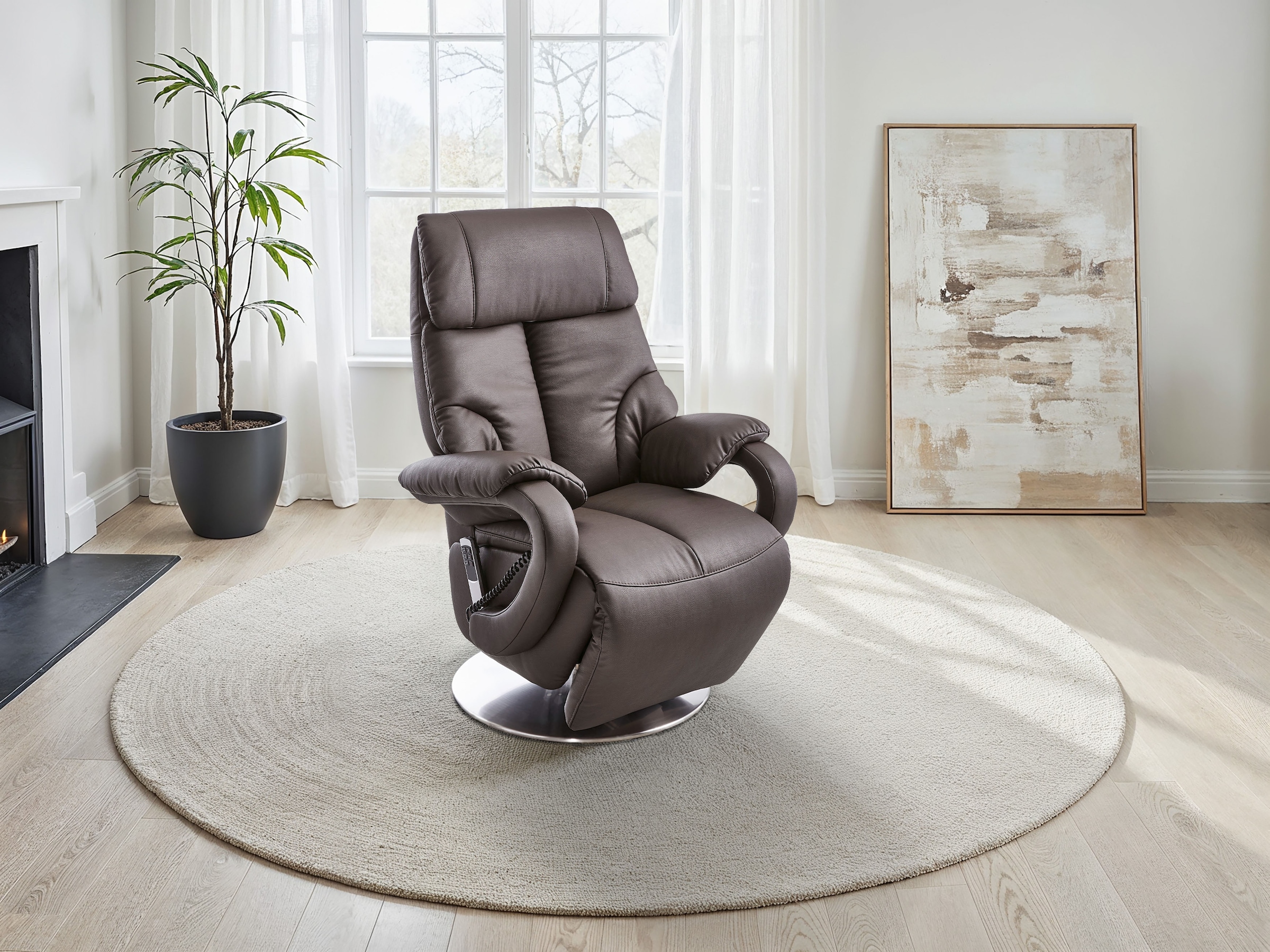 sit&more TV-Sessel »Invito mit Kopfteilverstellung & Drehfunktion, weitere Funktionen« in Größe M, wahlweise mit Motor und Aufstehhilfe