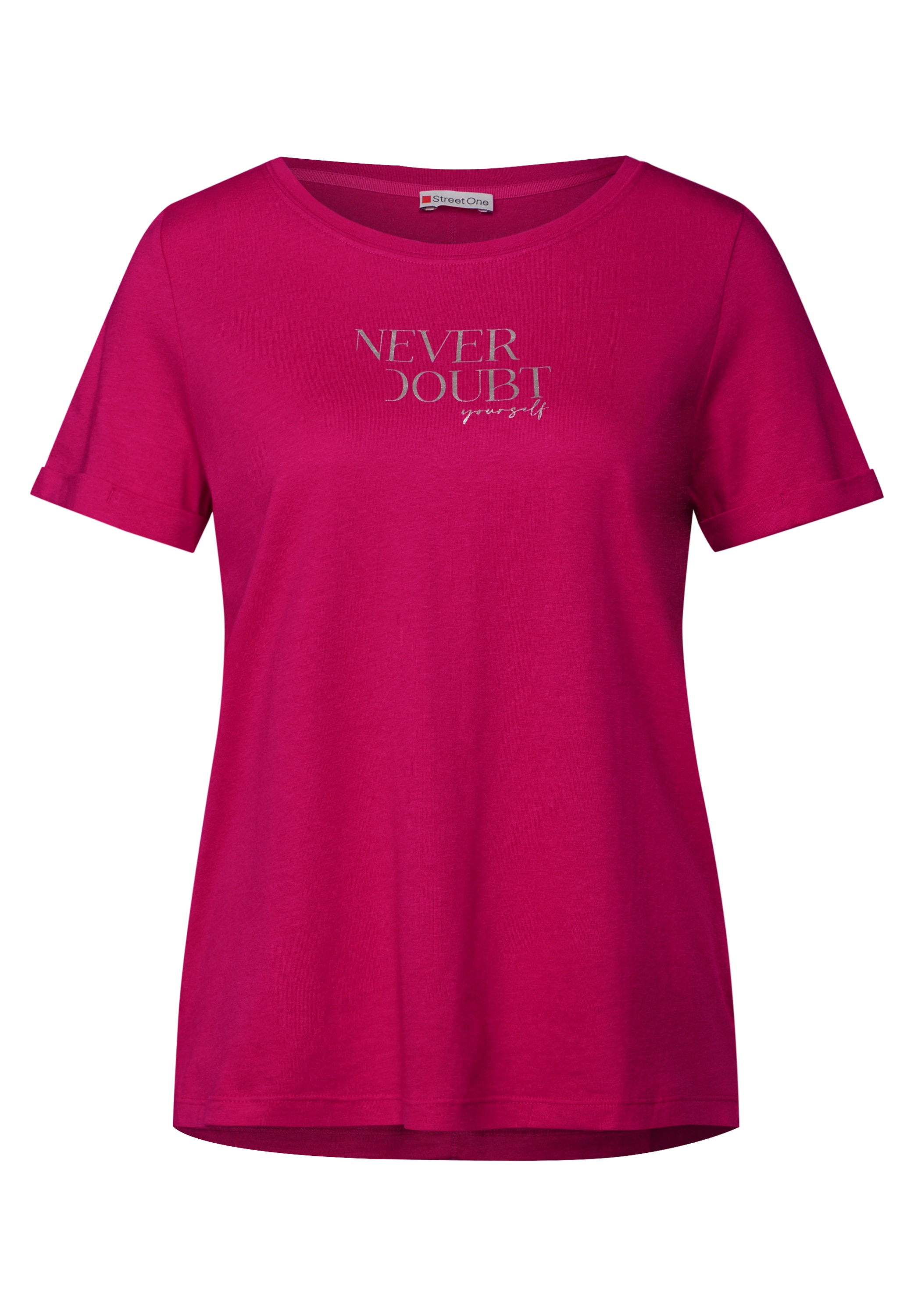 STREET ONE T-Shirt, mit Rundhalsausschnitt