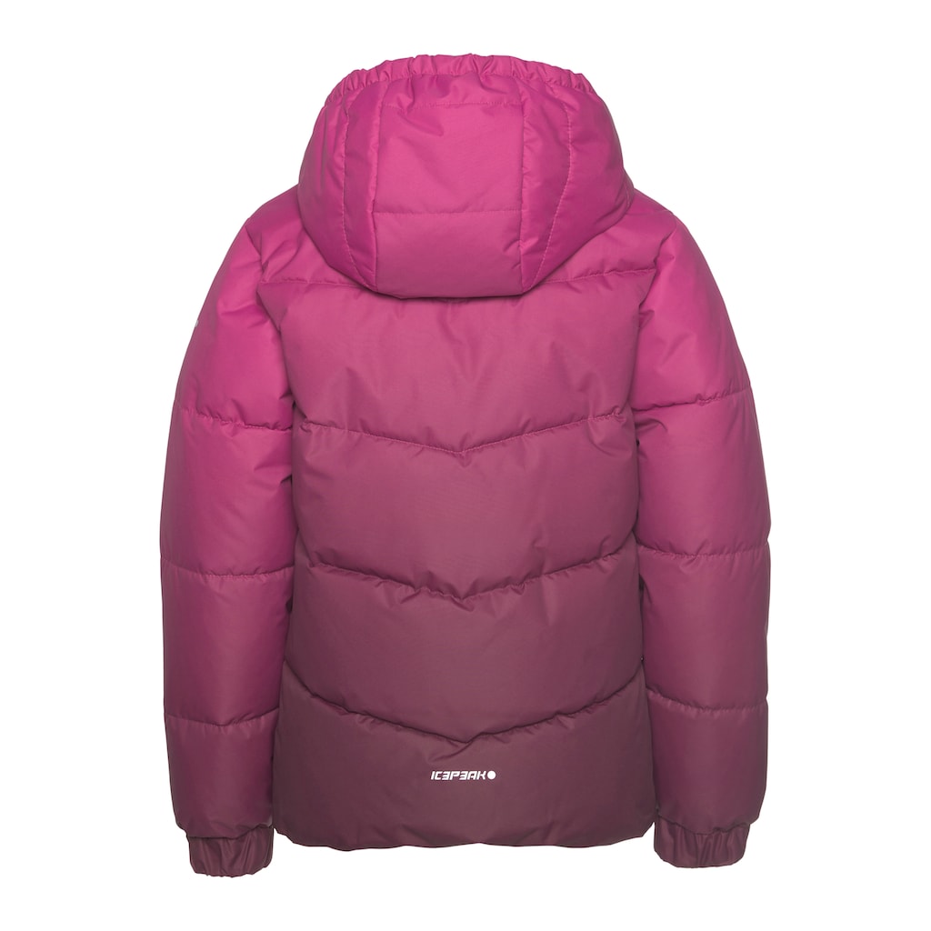 Icepeak Steppjacke »PIQEON JR - für Kinder«, mit Kapuze, Wasserabweisend & Atmungsaktiv & Windabweisend