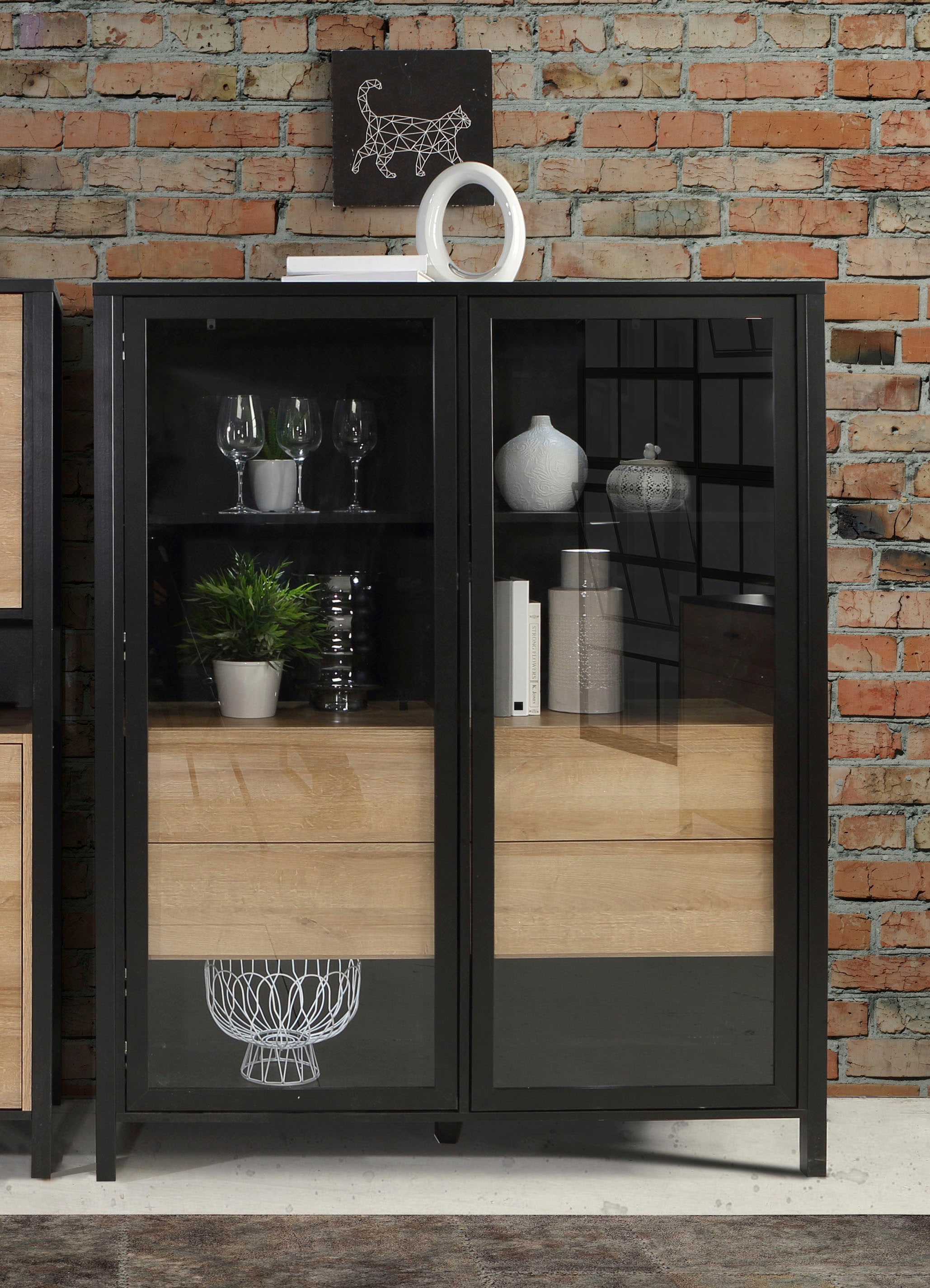 FORTE Highboard, Breite ca. 121 cm günstig online kaufen