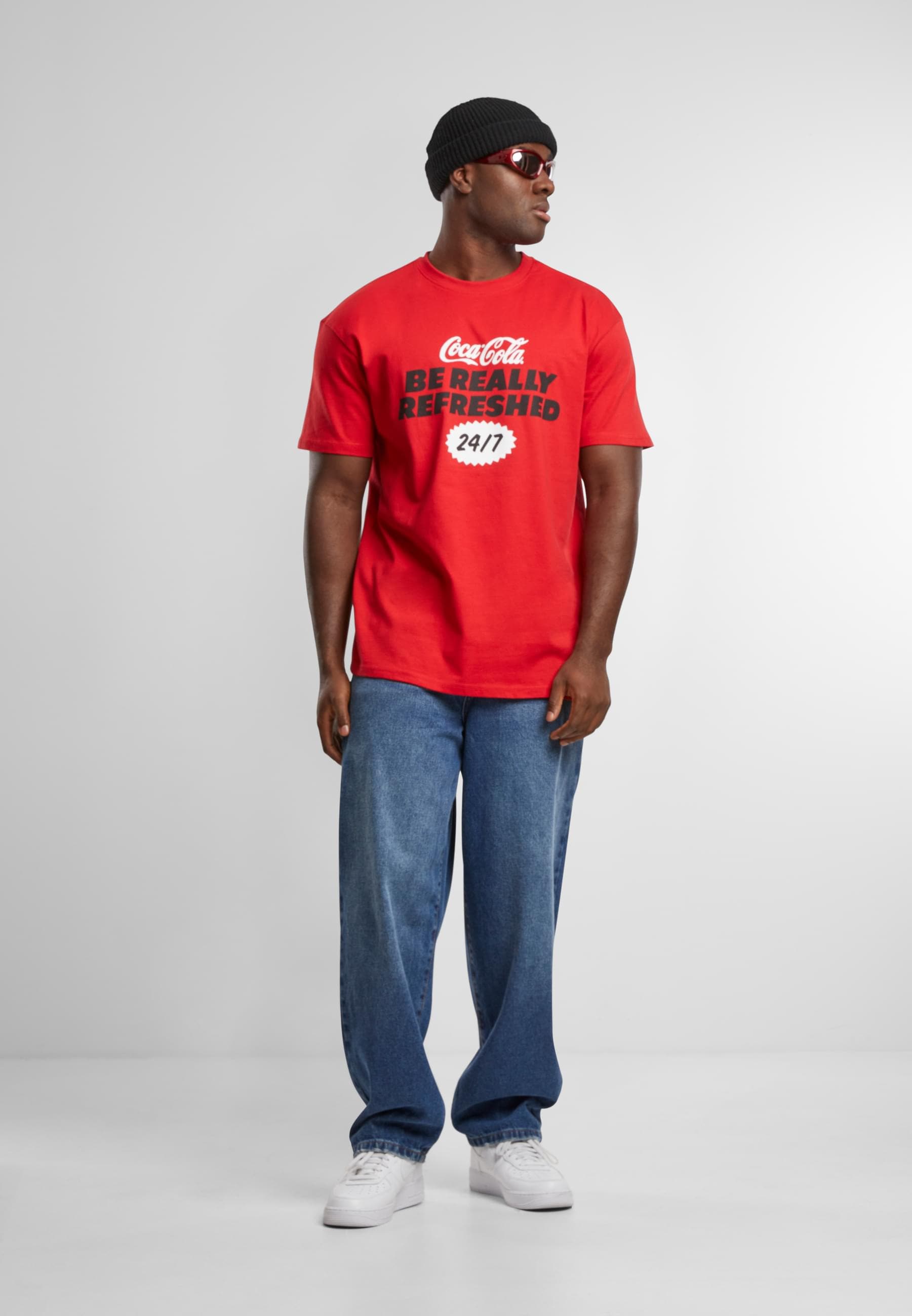 Merchcode T-Shirt »Merchcode Coca Cola Refreshed Oversize Tee«, (1 tlg.)