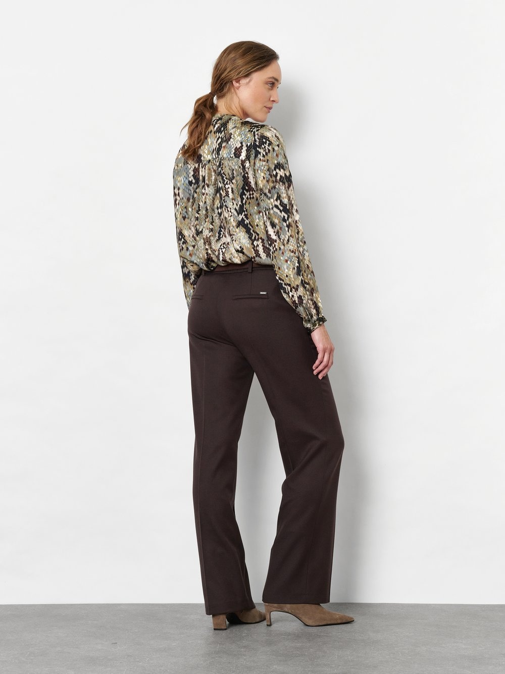 TONI Stoffhose »Jenny Wide Leg«  mit Bügelfalten und Stretch