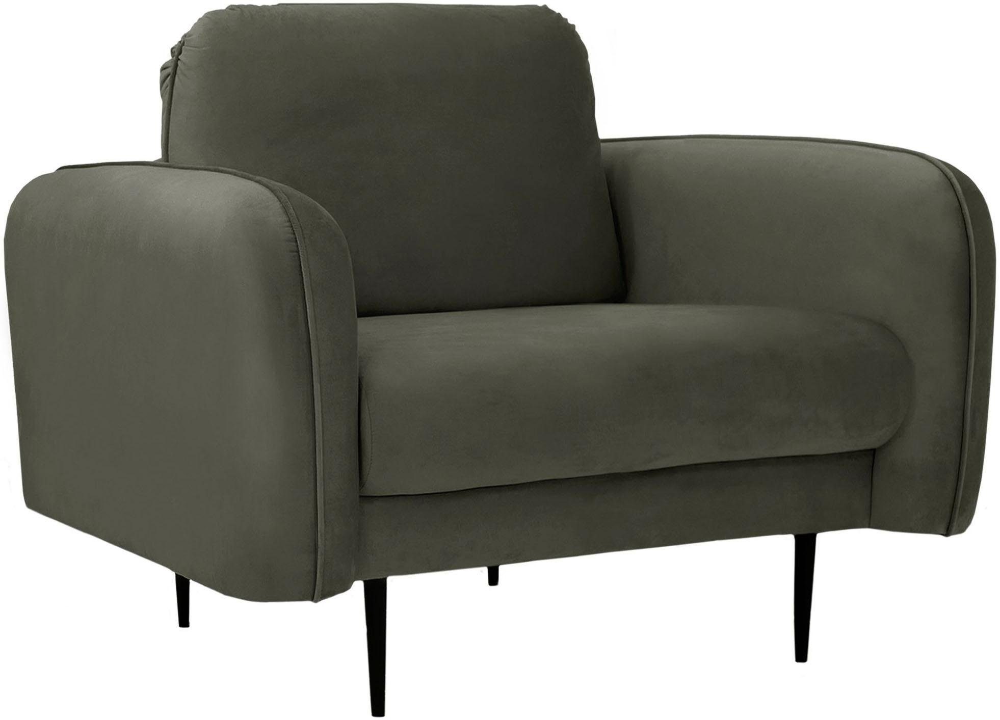 Home affaire Sessel "Skidi" mit losem Rückenkissen und Keder oben auf der A günstig online kaufen