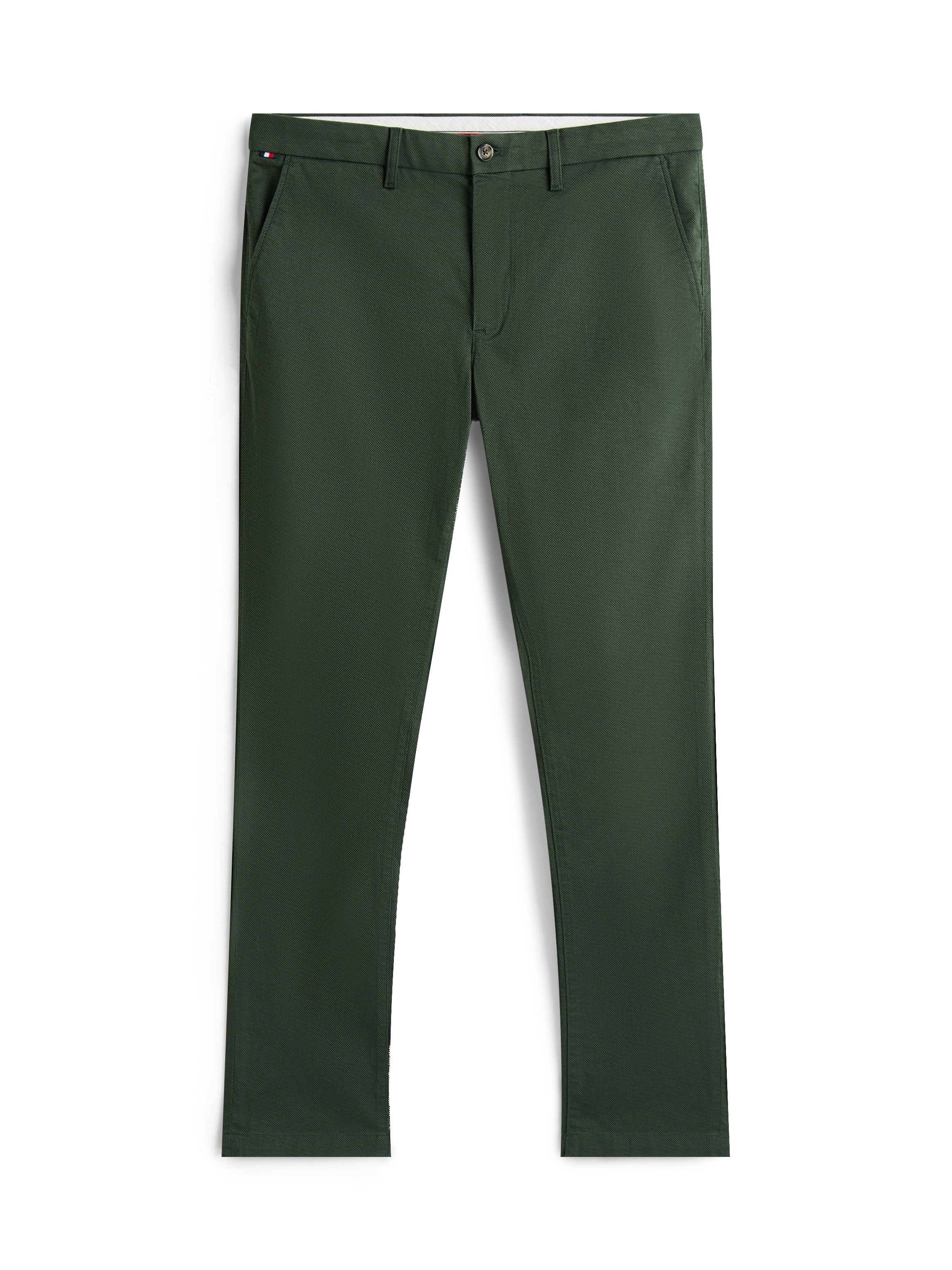 Tommy Hilfiger Chinohose »BLEECKER PRINTED ST«, Slim Fit, strukturierte Qualität