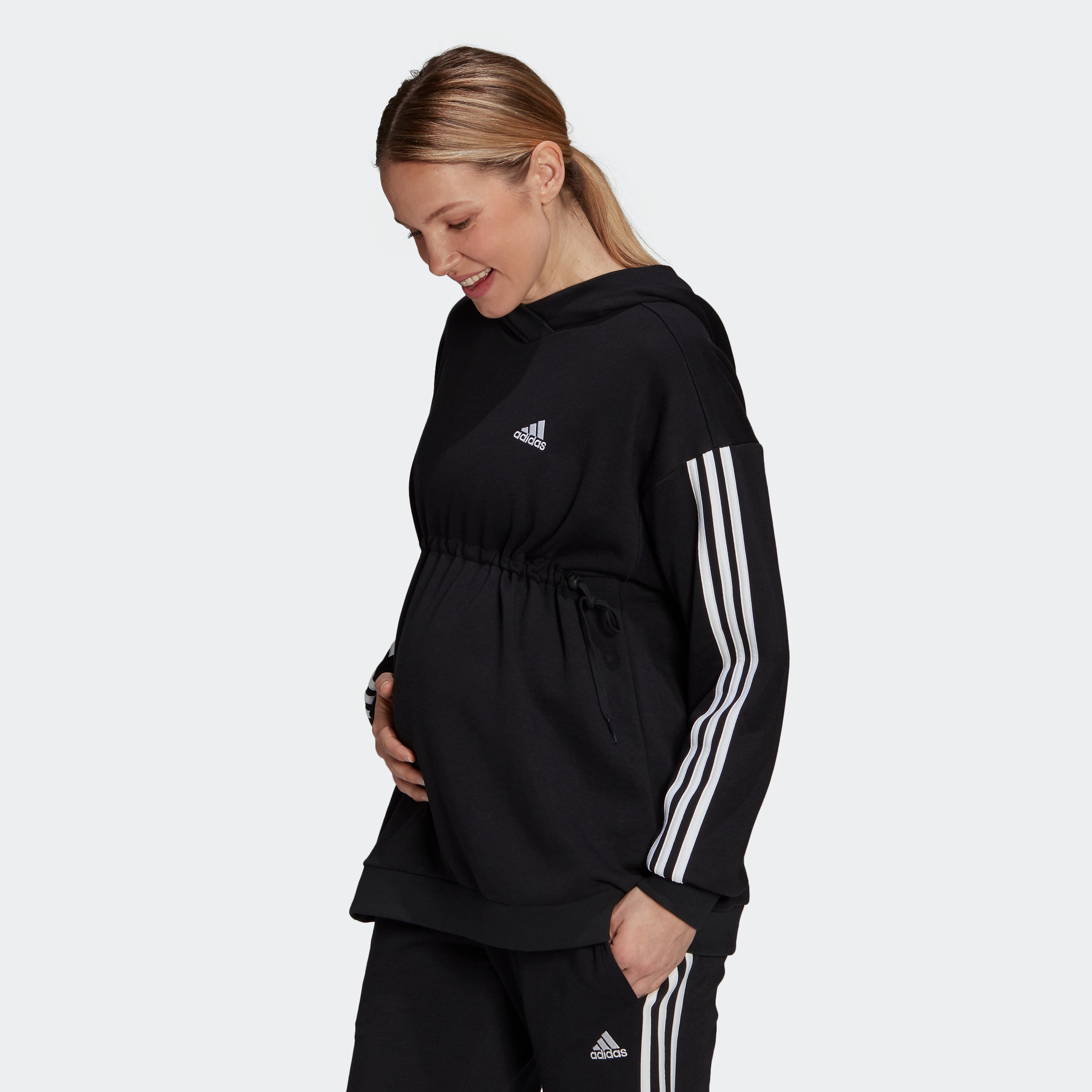 adidas Sportswear Kapuzensweatshirt »ESSENTIALS COTTON 3-STREIFEN HOODIE – UMSTANDSMODE«