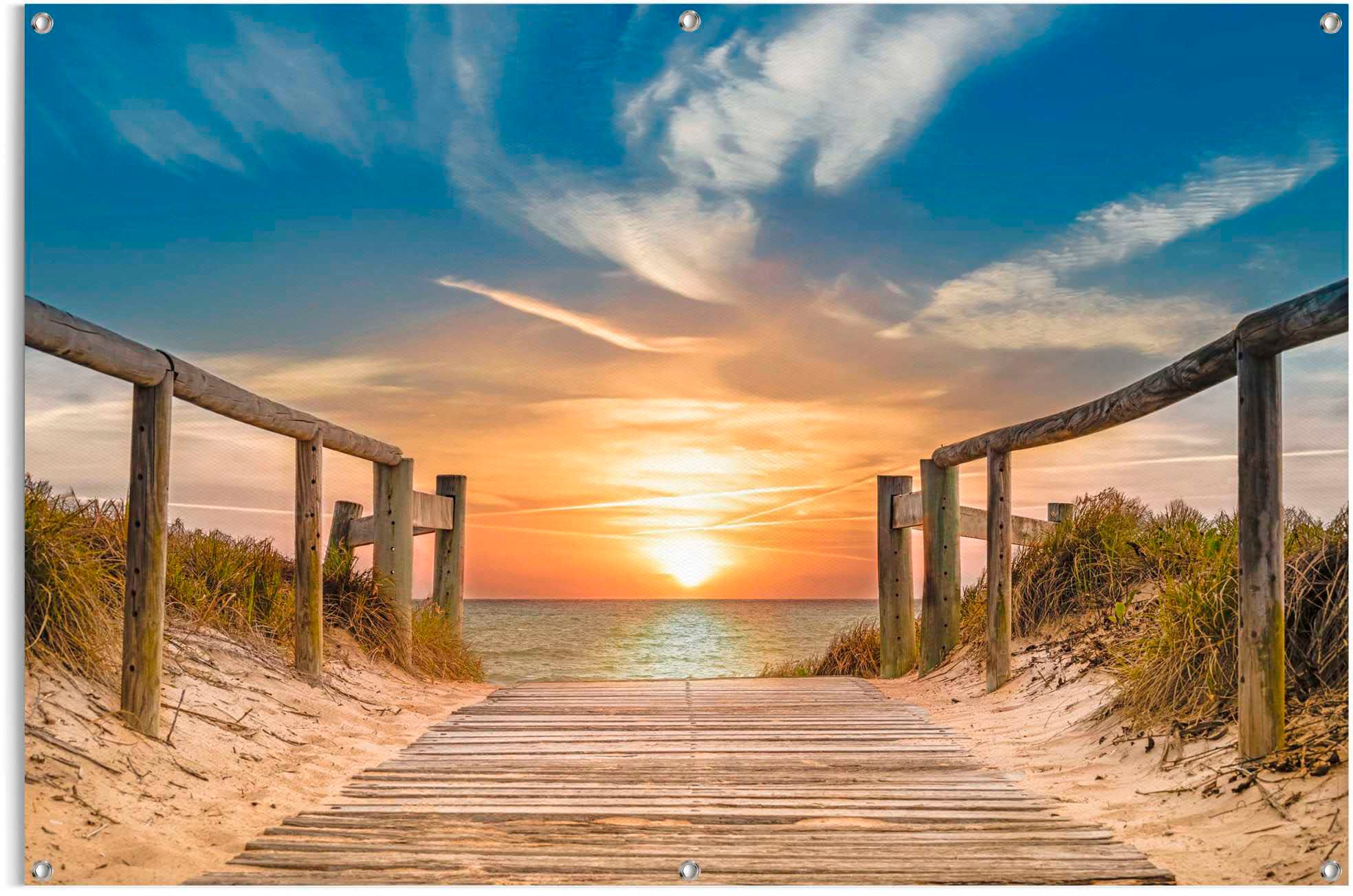 Reinders! Poster »Sonnenuntergang ant Strand«